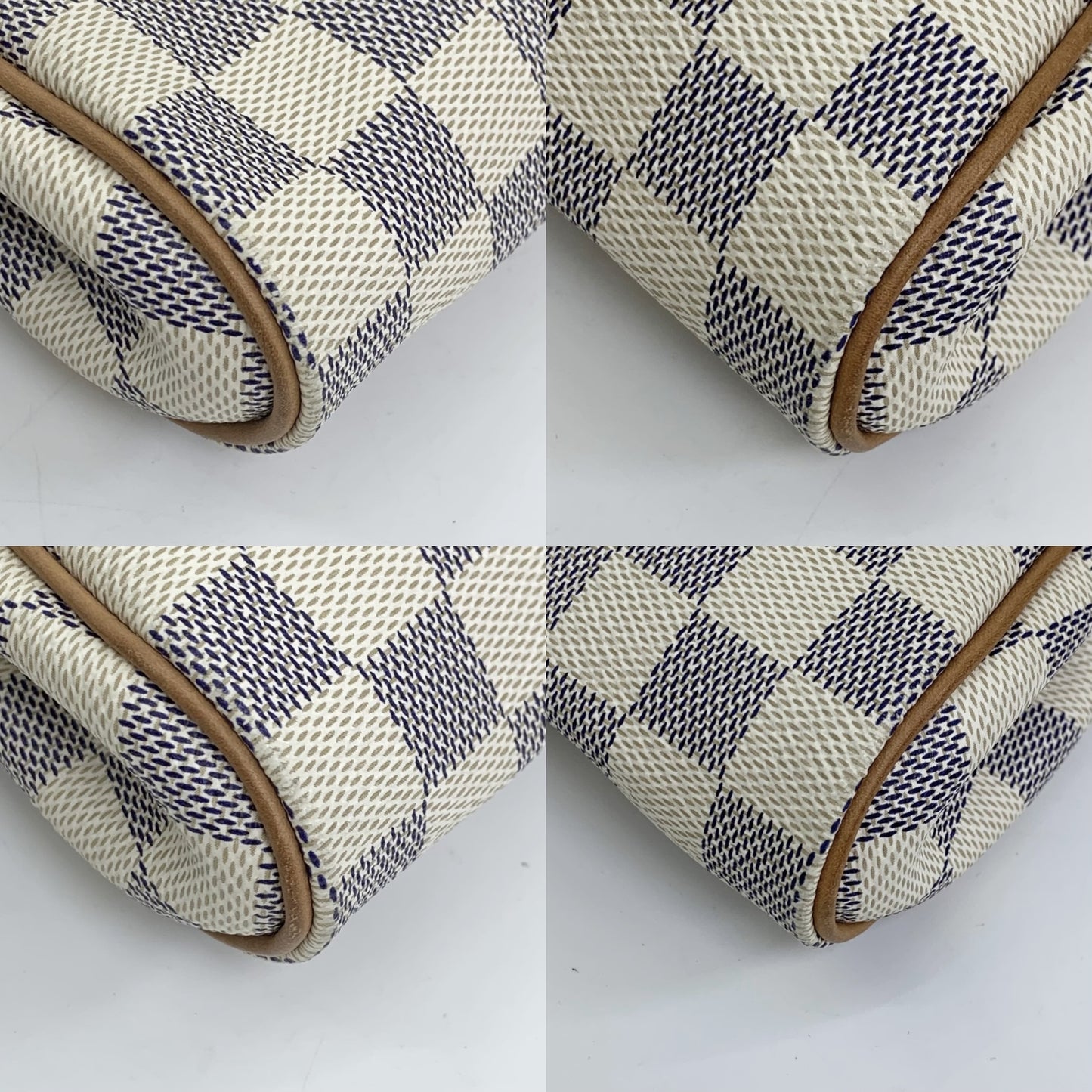 Louis Vuitton Eva PM Damier Azur Clutch/ Crossbody Bag