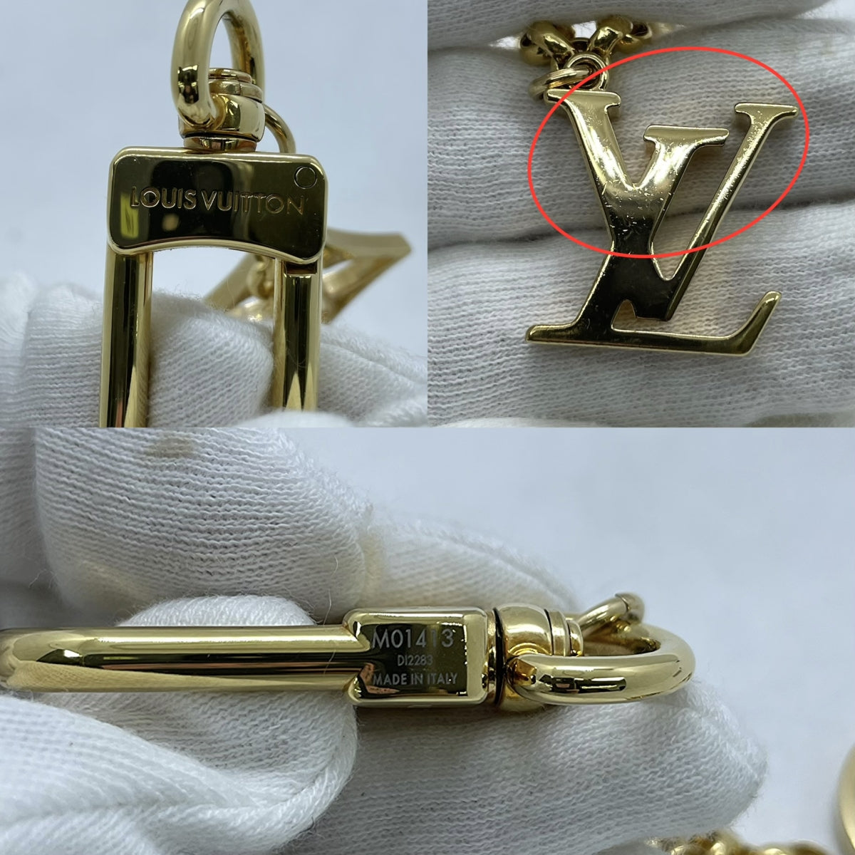 Louis Vuitton Fleur De Monogram Bag Charm Chain