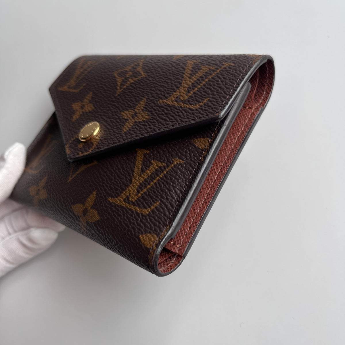Louis Vuitton Victorine Monogram Coated Canvas Wallet RFID
