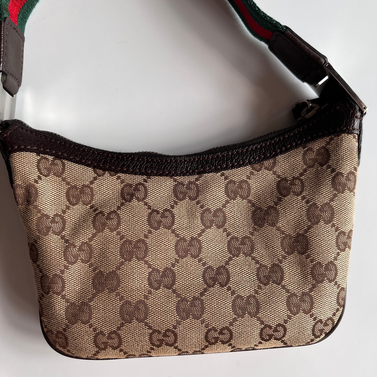 Gucci Vintage GG Canvas Pochette