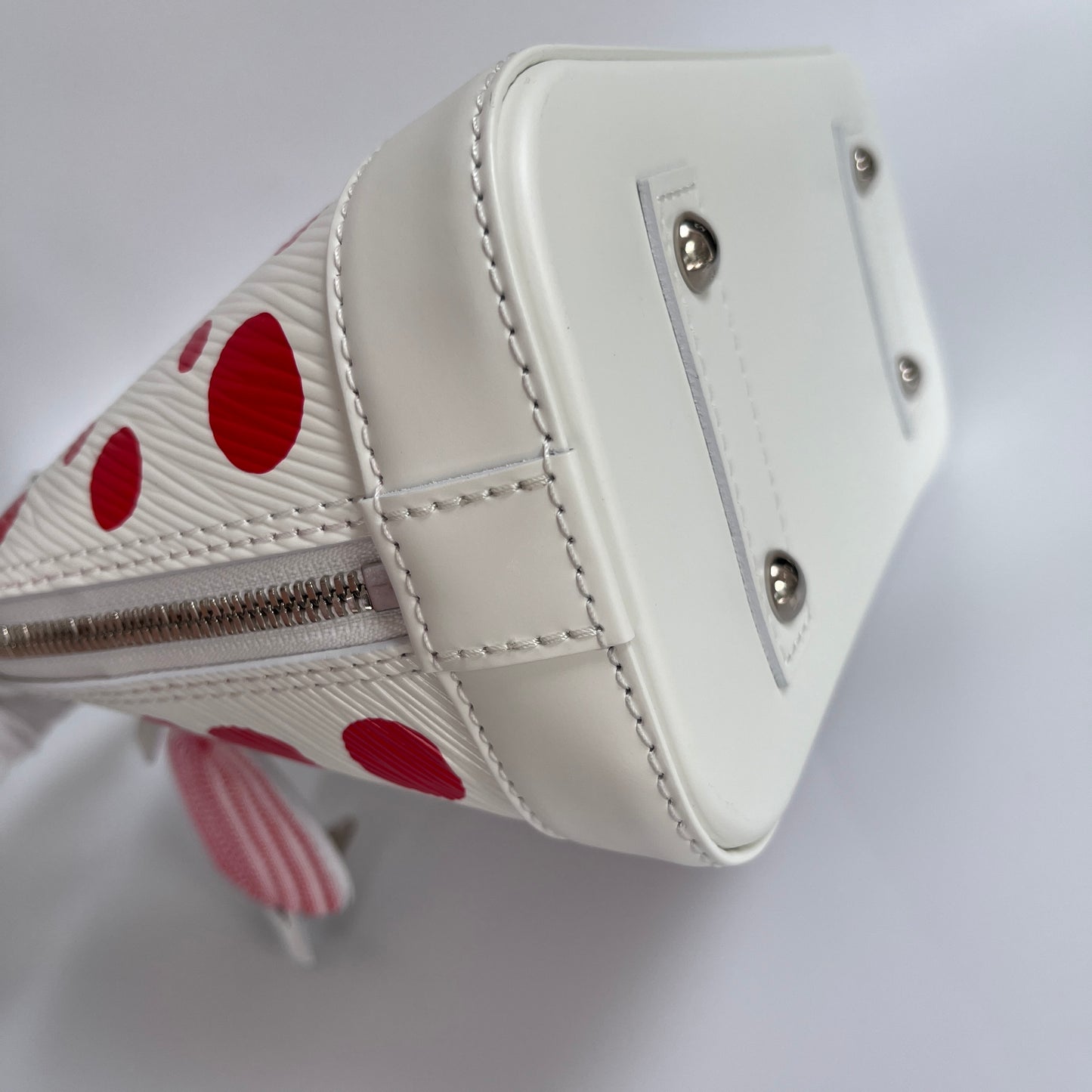 Louis Vuitton x Yayoi Kusama White Alma BB Epi