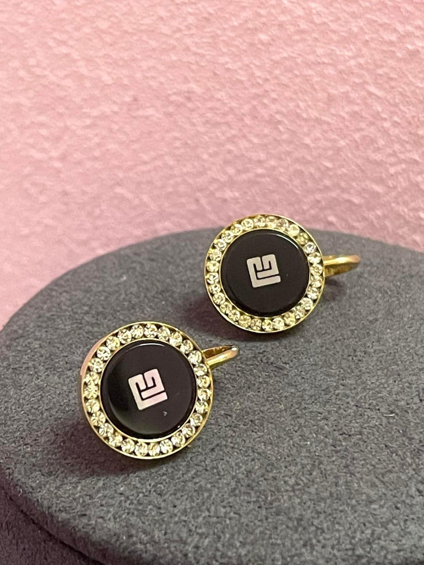 Balmain Vintage Logo Clip-on Earrings
