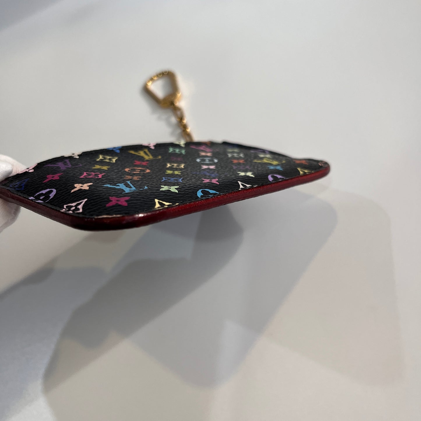 Louis Vuitton x Takashi Murakami Black Multicolor Cles Coin Purse