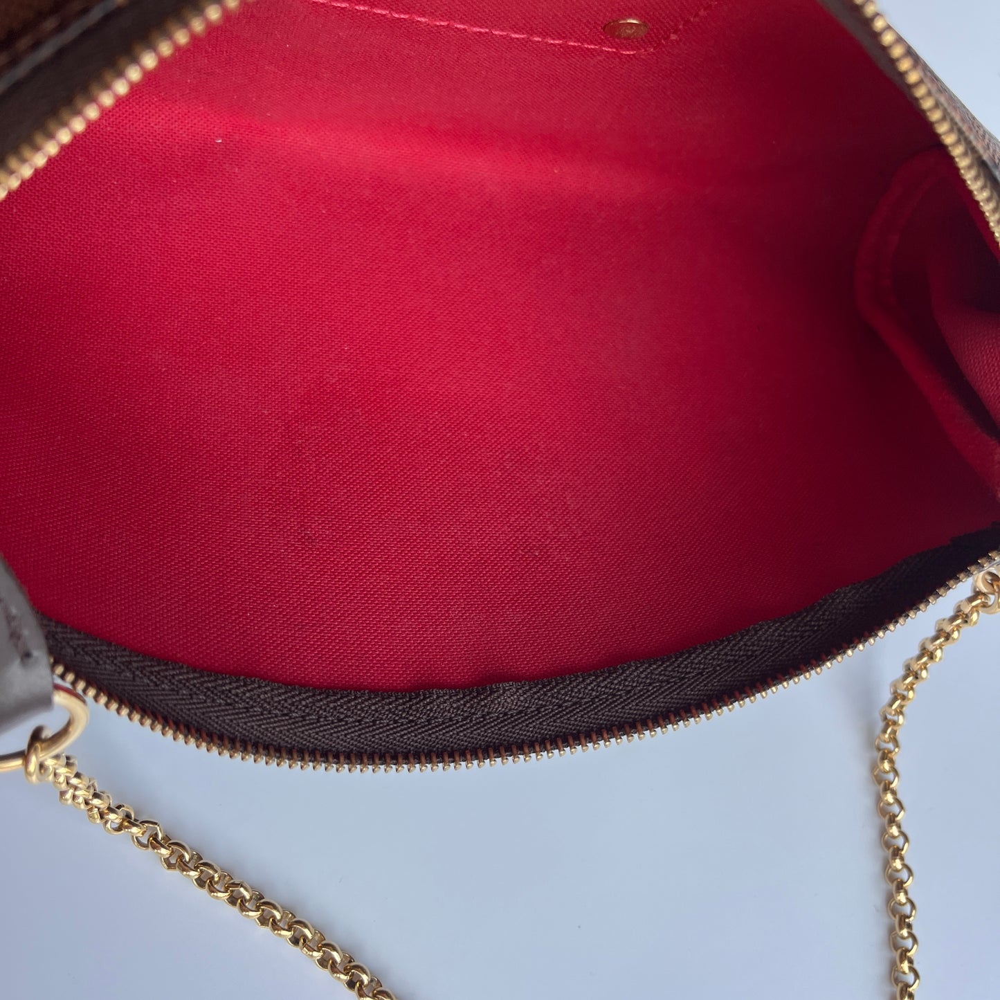 Louis Vuitton Damier Ebène Eva PM Clutch/ Pochette