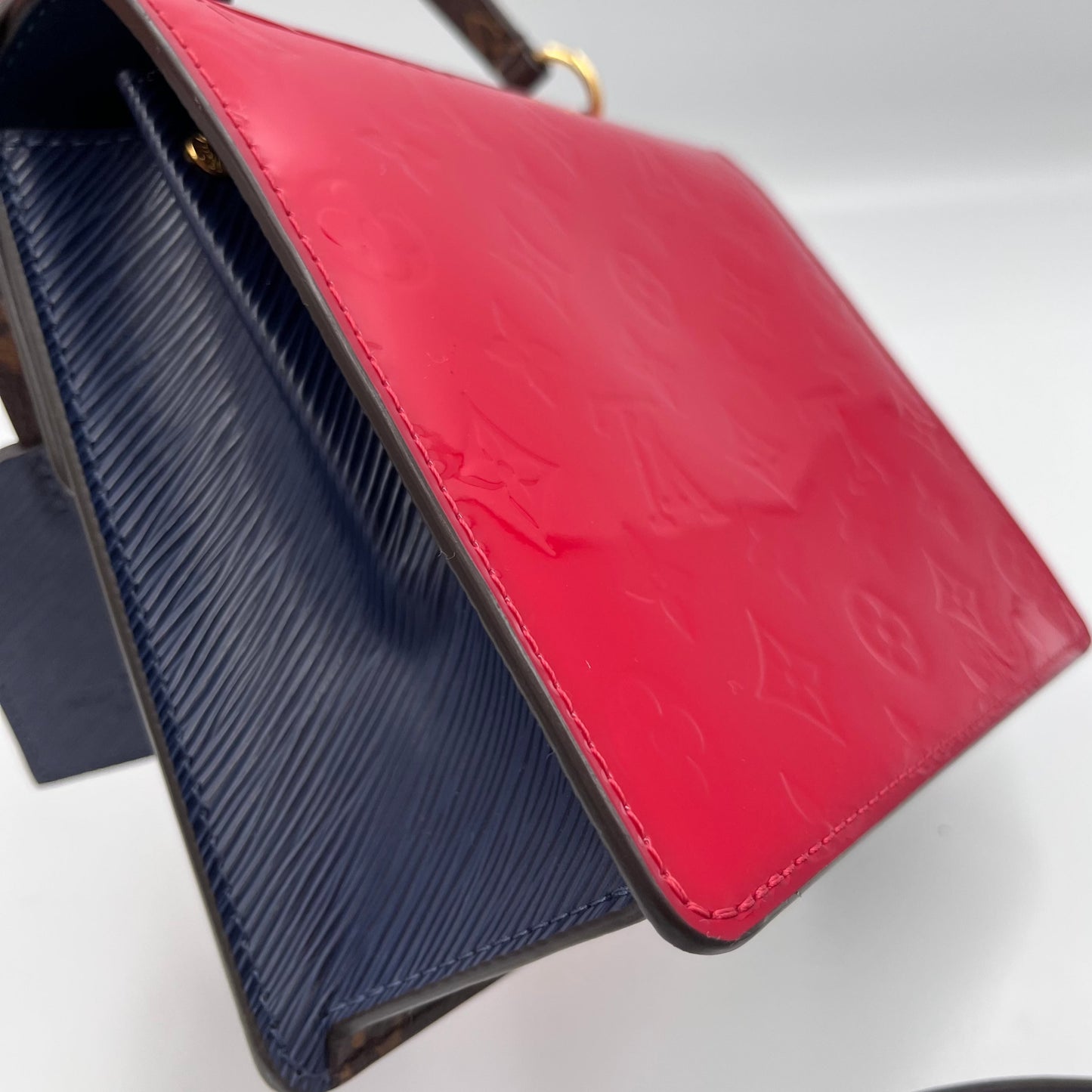 Louis Vuitton Spring Street Red Vernis Crossbody Bag
