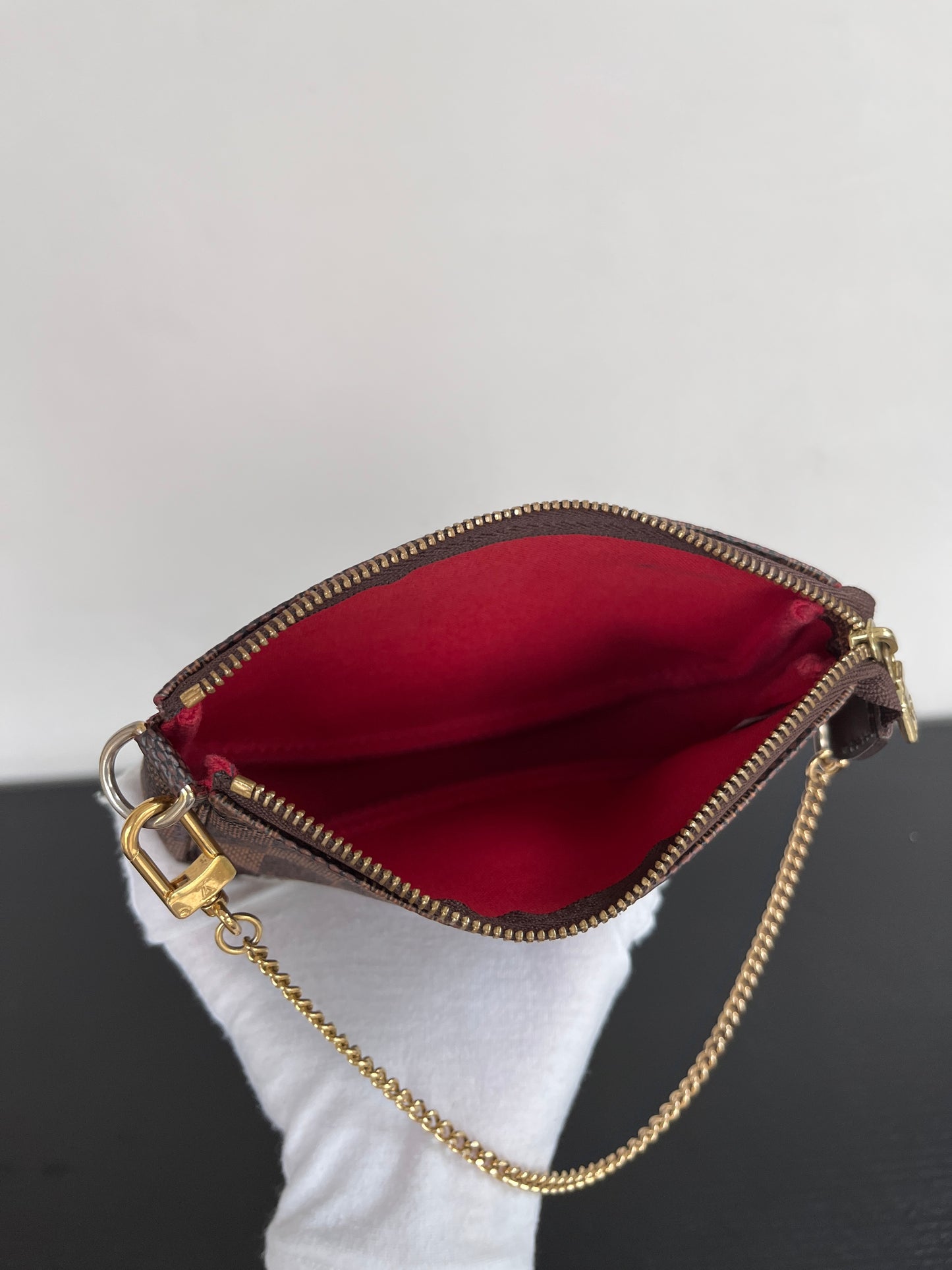 Louis Vuitton Mini Pochette Damier Ebene