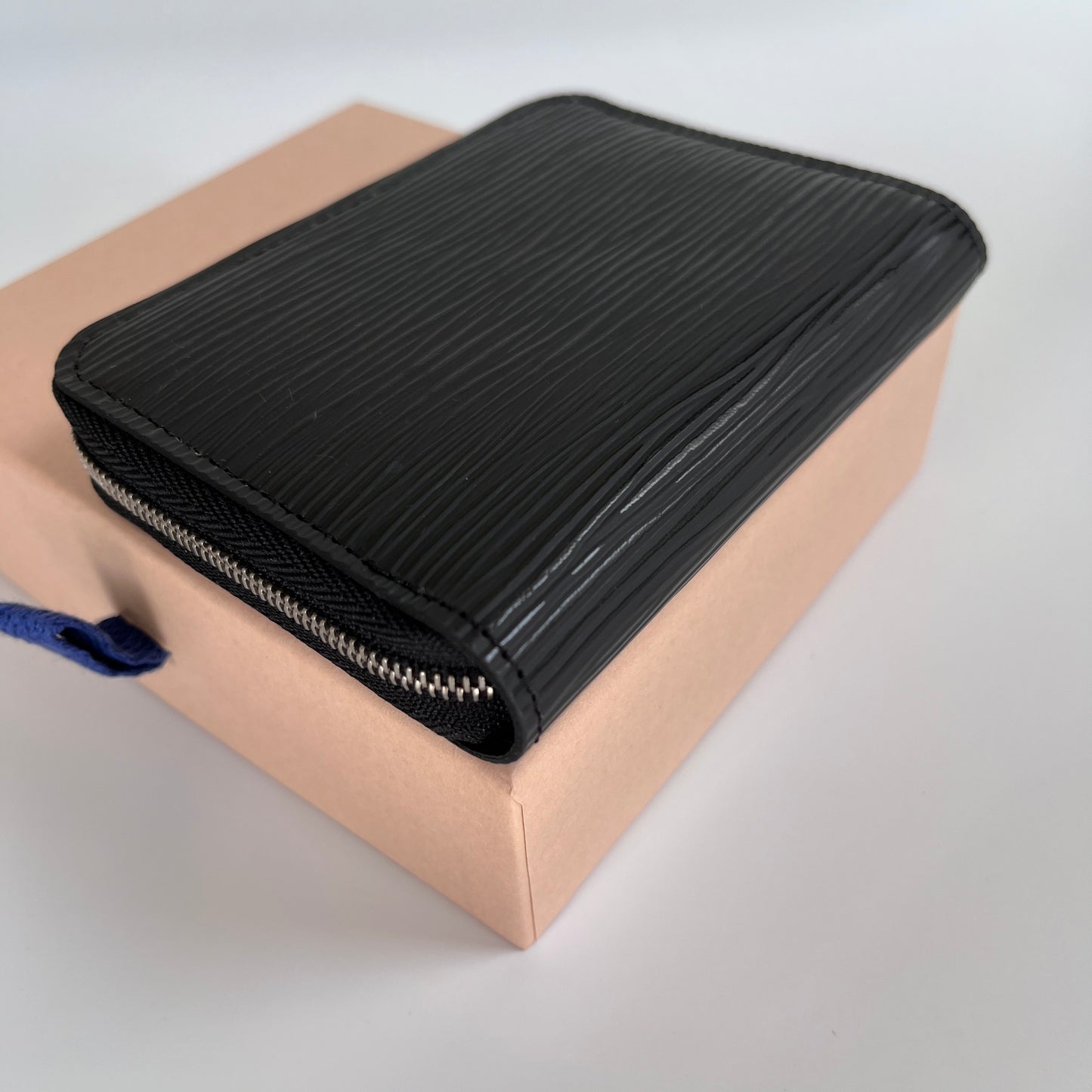 Louis Vuitton Black Epi Zippy Coin Purse