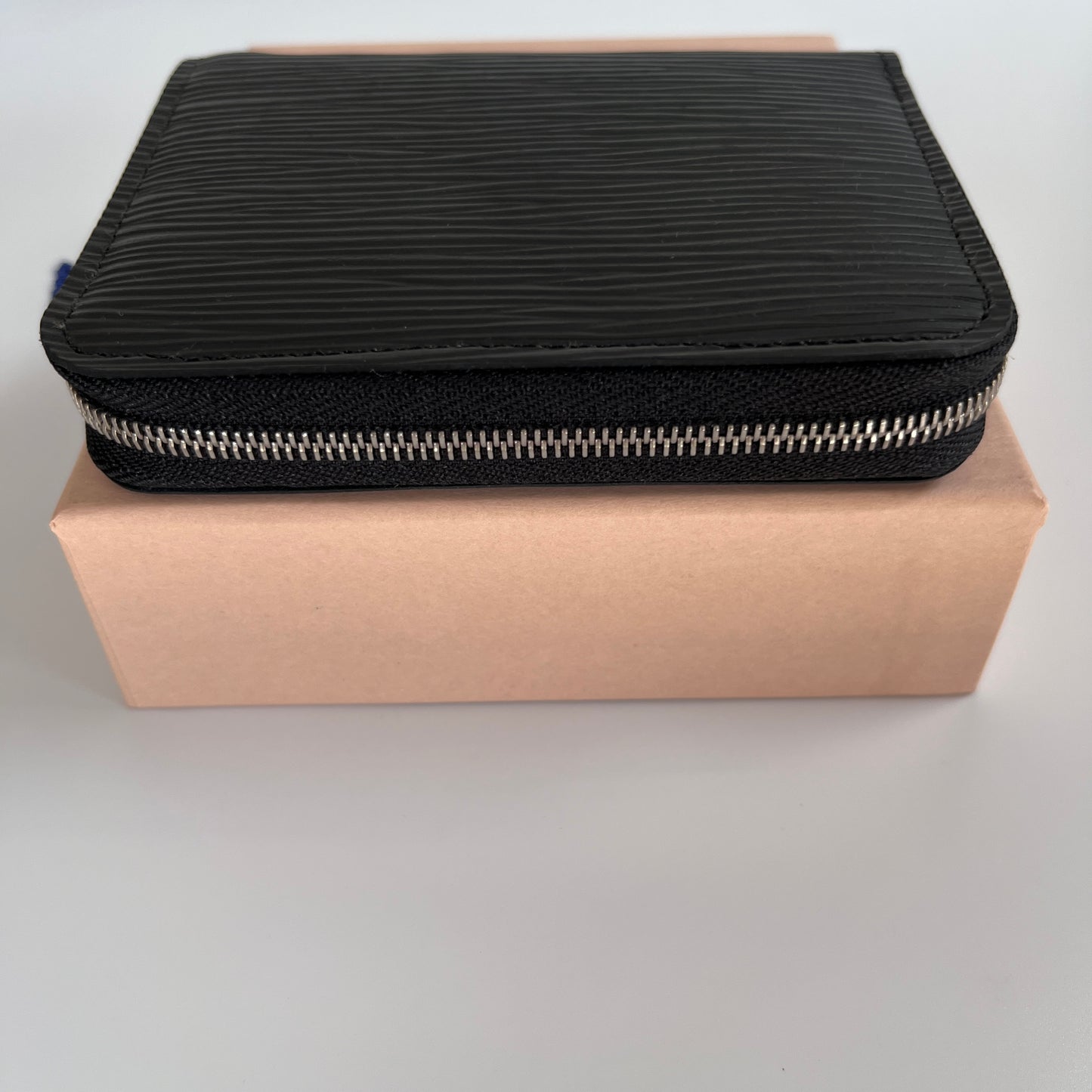 Louis Vuitton Black Epi Zippy Coin Purse