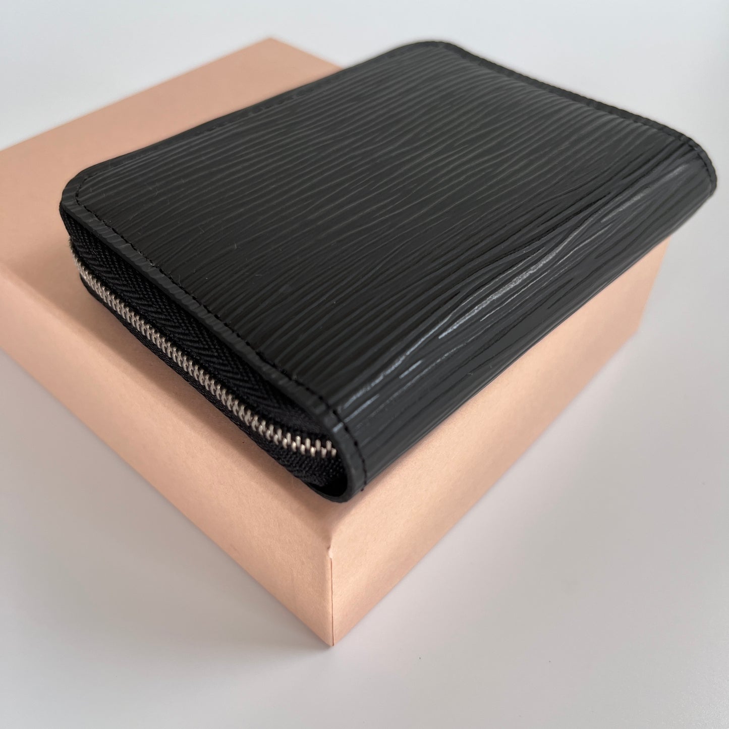 Louis Vuitton Black Epi Zippy Coin Purse