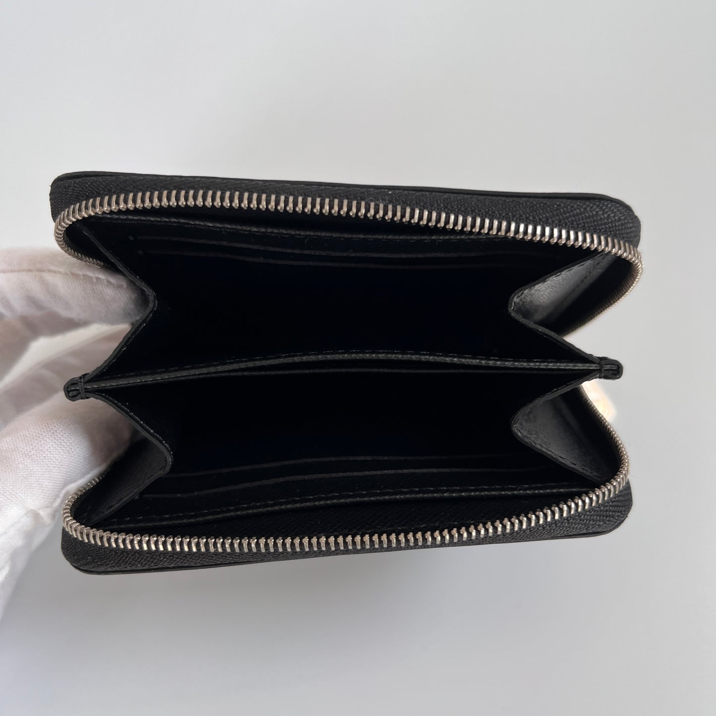 Louis Vuitton Black Epi Zippy Coin Purse