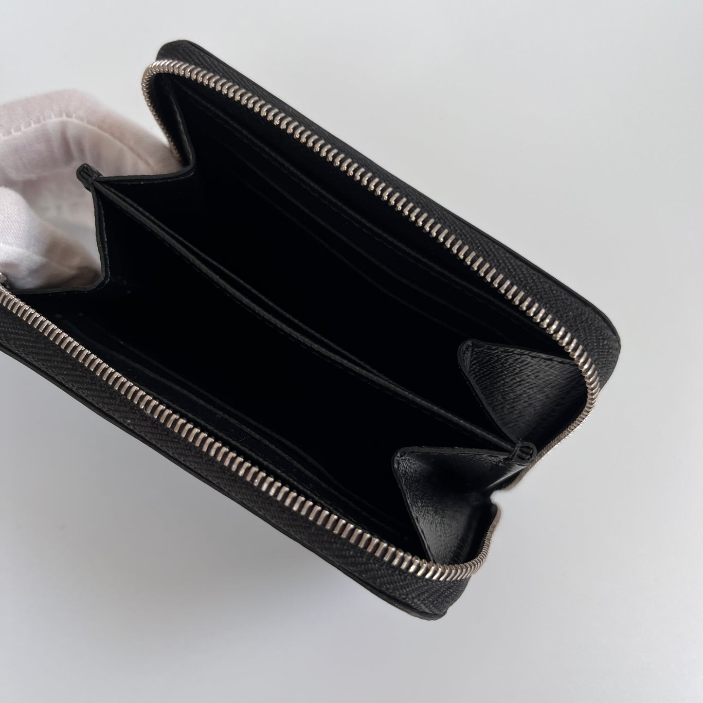 Louis Vuitton Black Epi Zippy Coin Purse