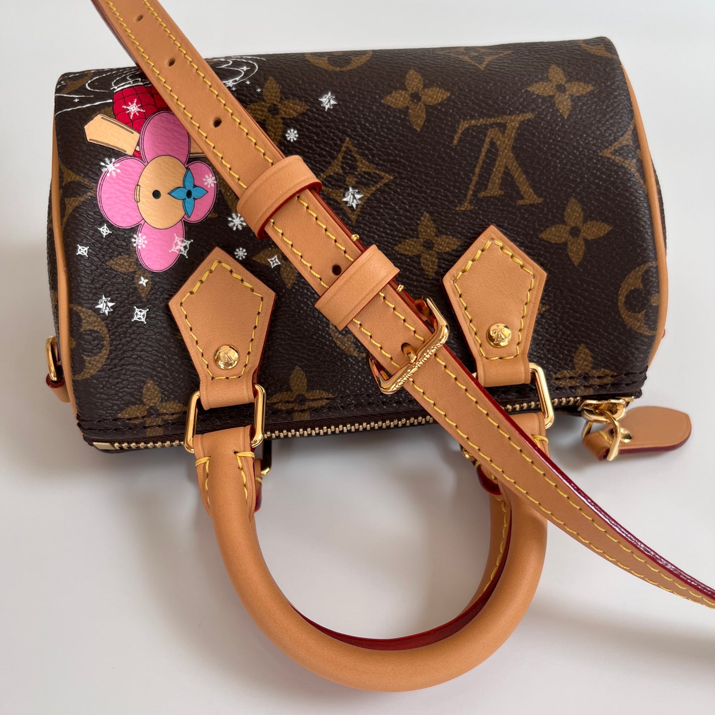 Louis Vuitton Nano Speedy Christmas 2023 Vivienne