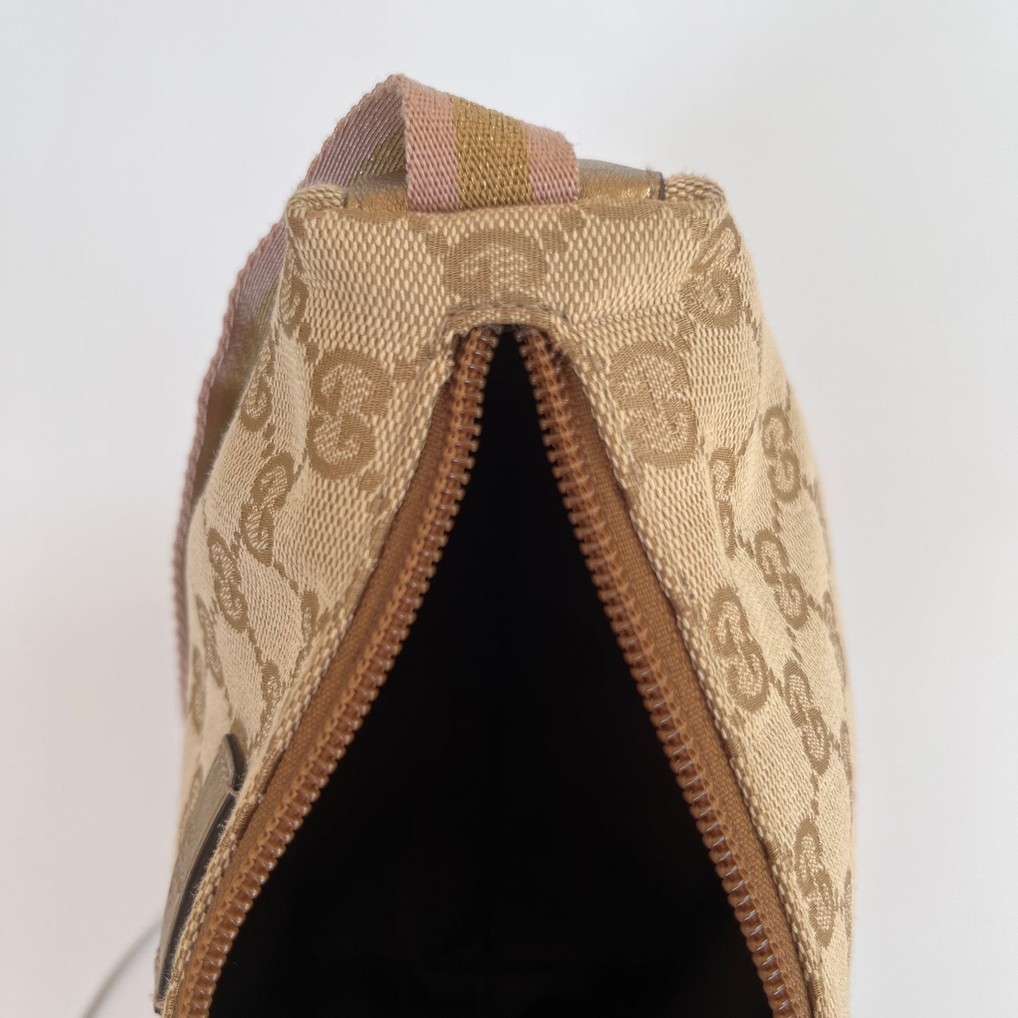 Gucci Boat GG Canvas Shoulder Bag