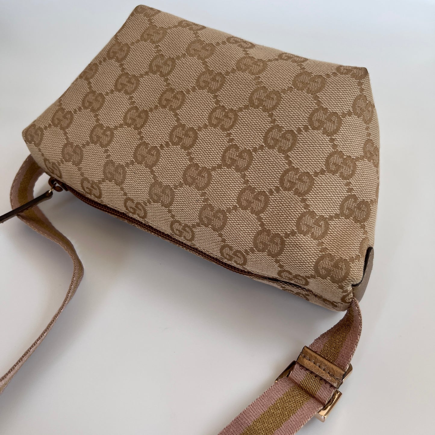 Gucci Boat GG Canvas Shoulder Bag