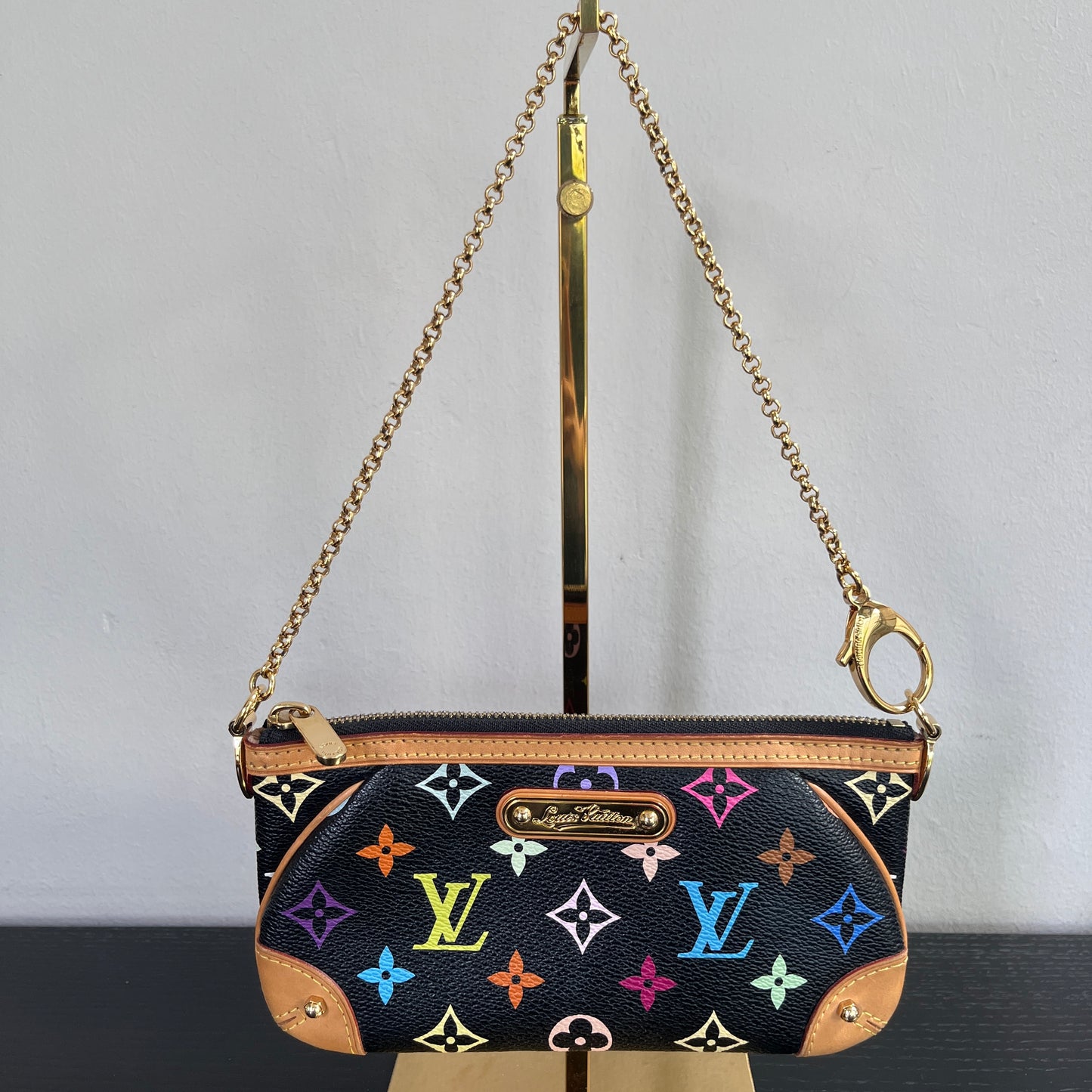 Louis Vuitton x Takashi Murakami Milla MM Black Multicolor