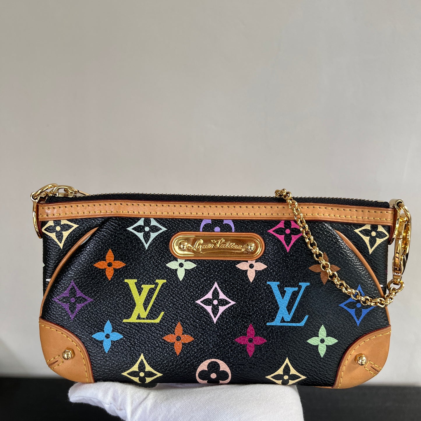 Louis Vuitton x Takashi Murakami Milla MM Black Multicolor