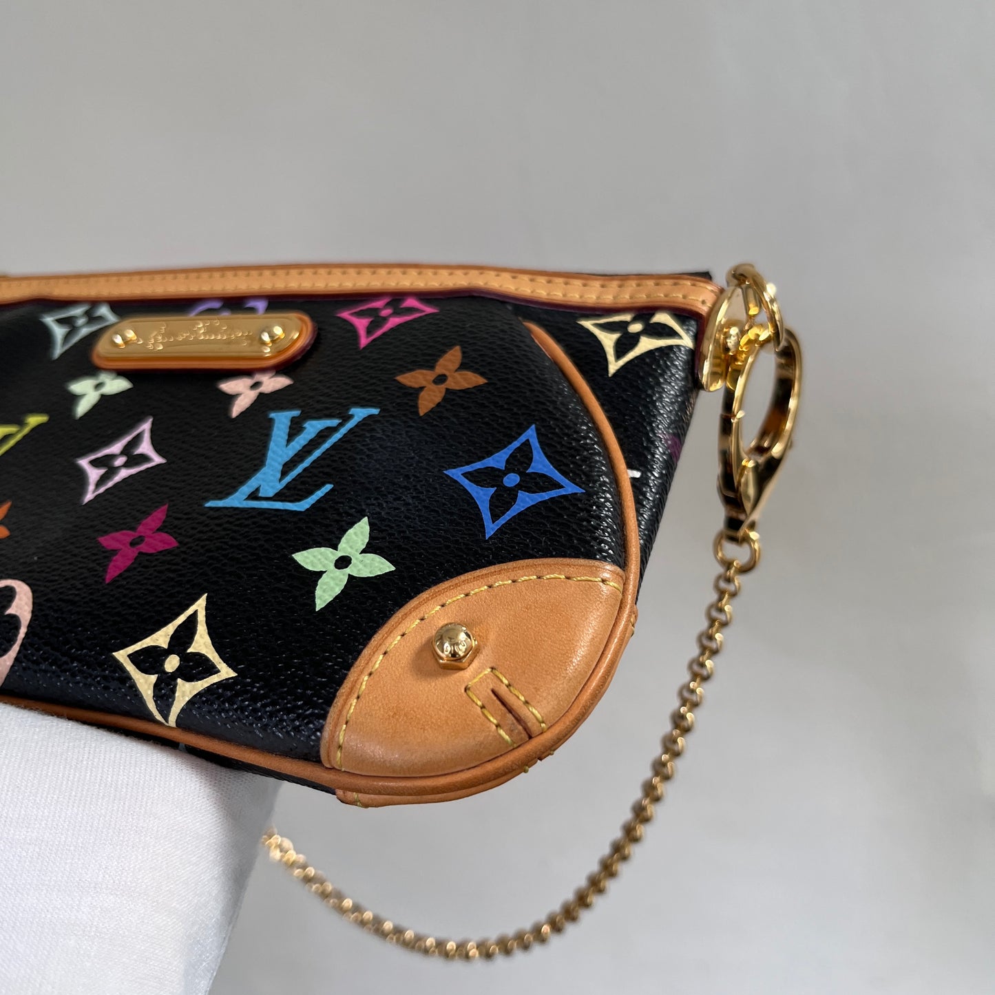 Louis Vuitton x Takashi Murakami Milla MM Black Multicolor