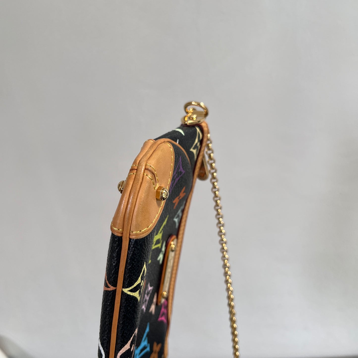 Louis Vuitton x Takashi Murakami Milla MM Black Multicolor