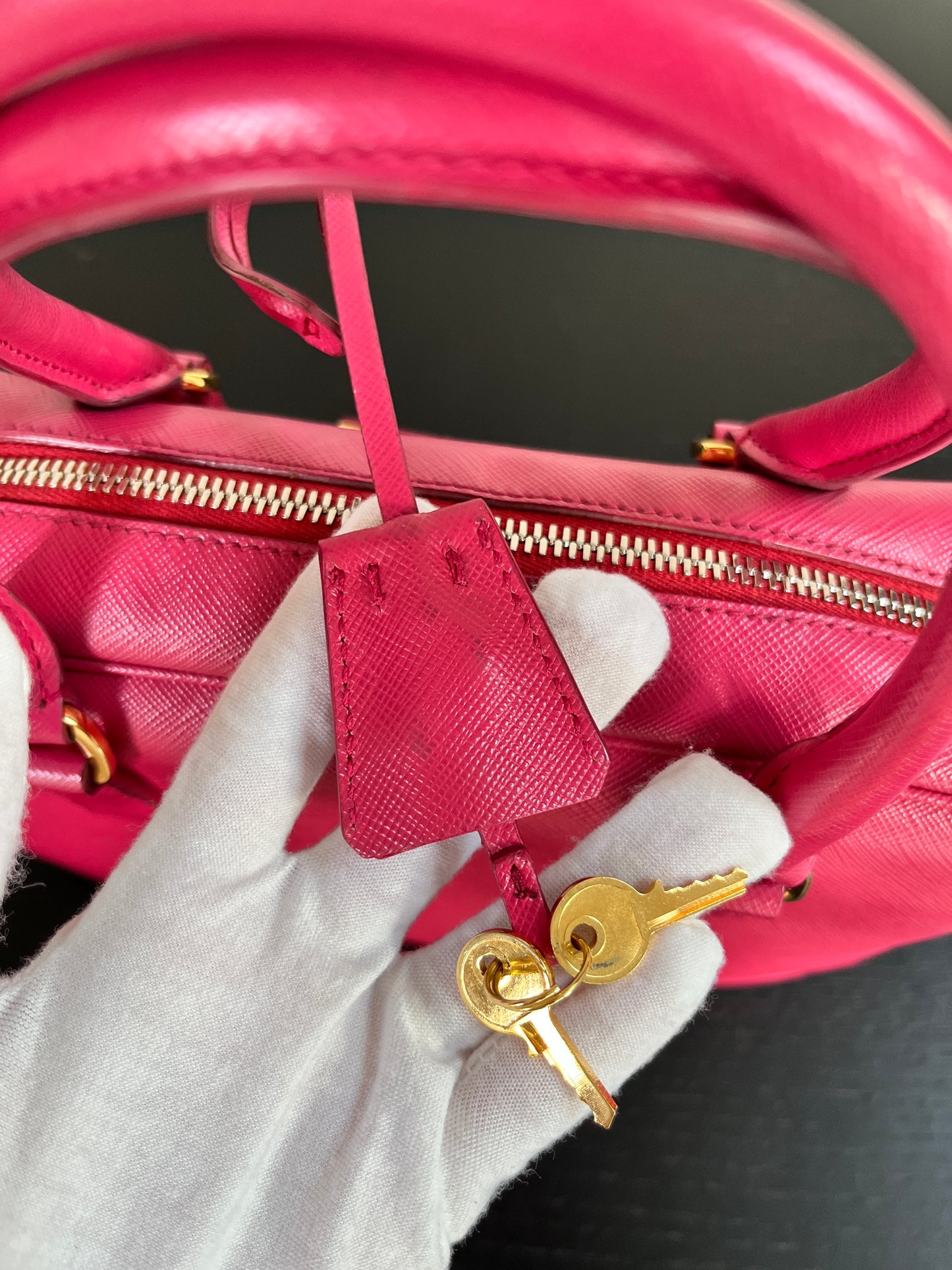 Prada Saffiano Top Handle Bag