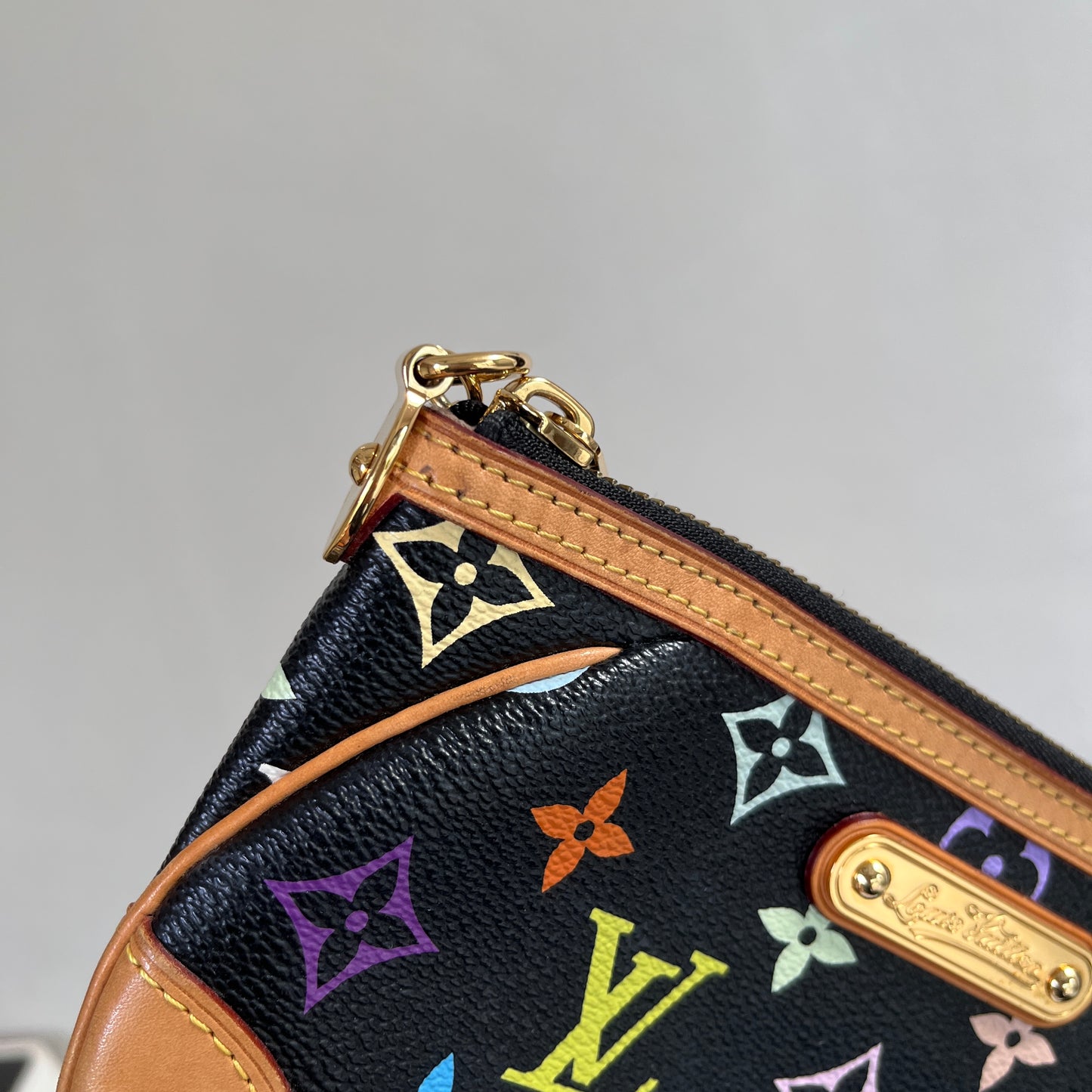 Louis Vuitton x Takashi Murakami Milla MM Black Multicolor