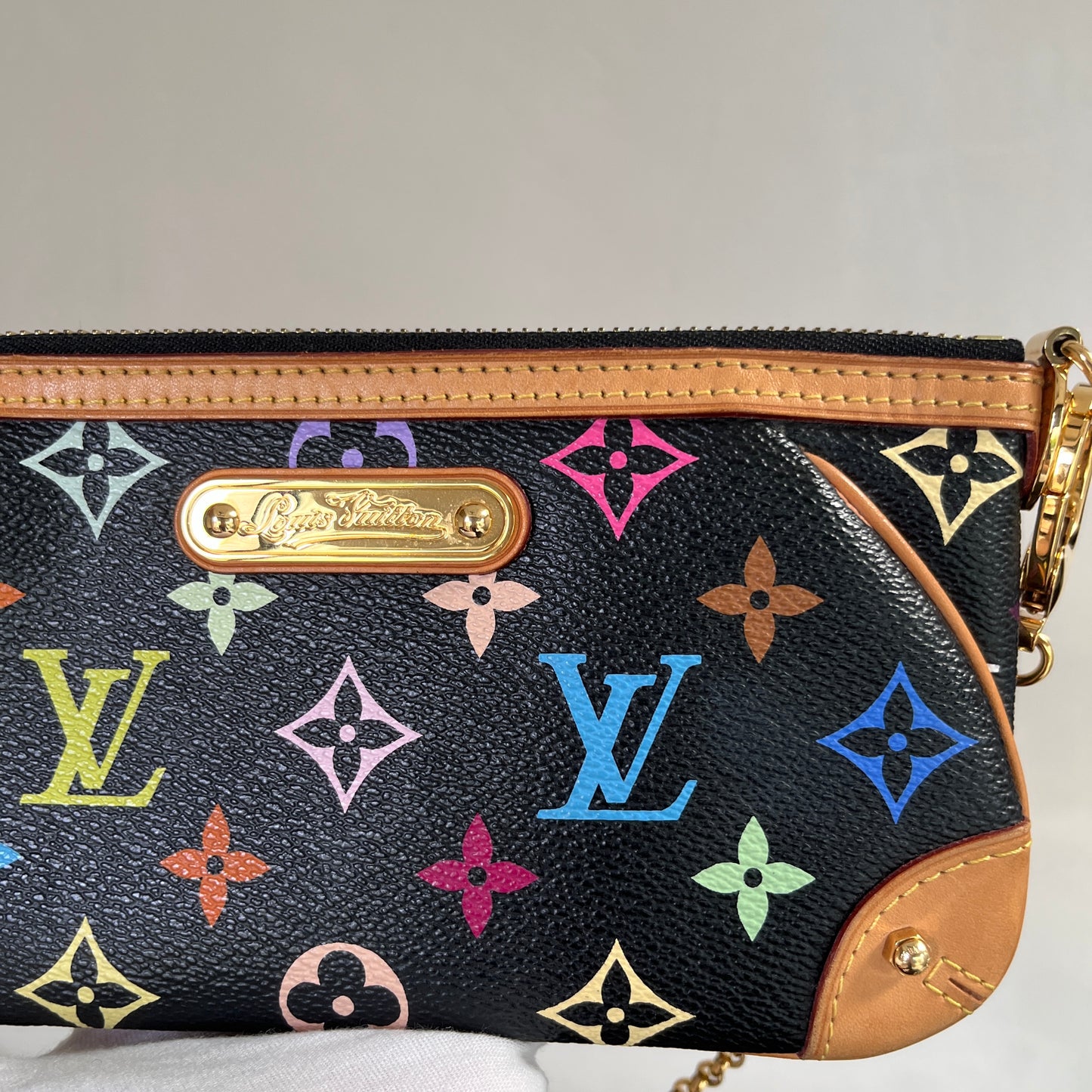 Louis Vuitton x Takashi Murakami Milla MM Black Multicolor