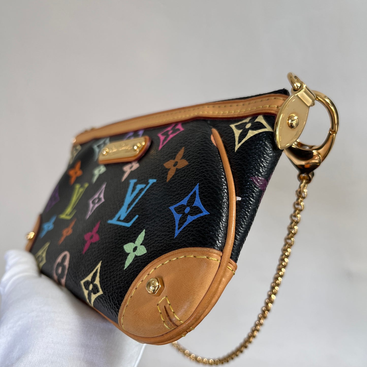 Louis Vuitton x Takashi Murakami Milla MM Black Multicolor