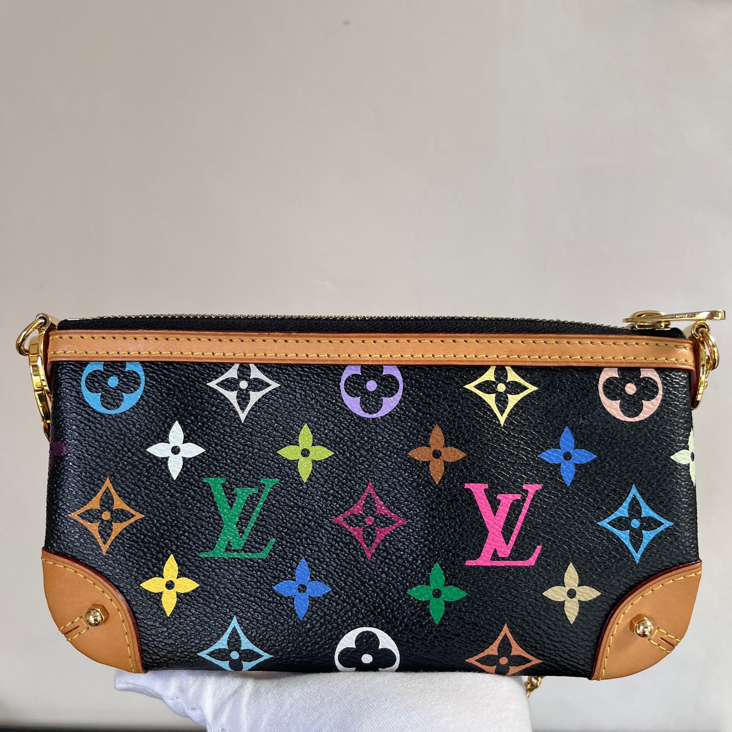 Louis Vuitton x Takashi Murakami Milla MM Black Multicolor