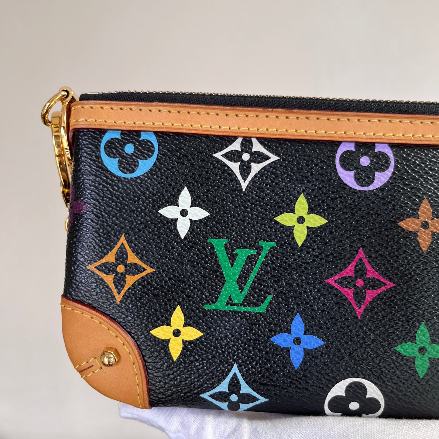 Louis Vuitton x Takashi Murakami Milla MM Black Multicolor