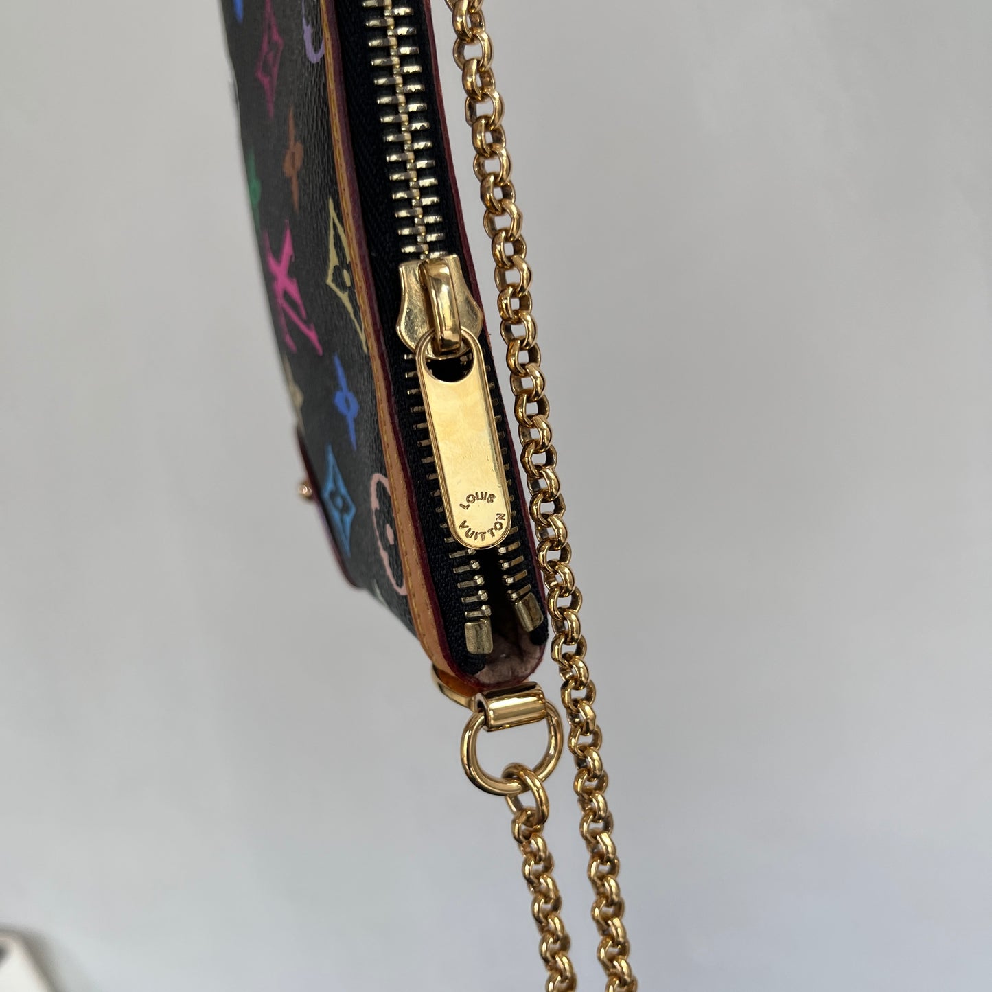 Louis Vuitton x Takashi Murakami Milla MM Black Multicolor