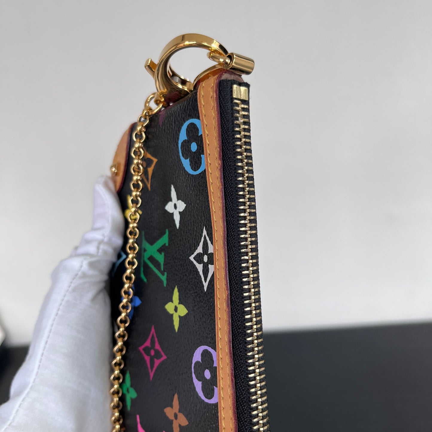 Louis Vuitton x Takashi Murakami Milla MM Black Multicolor