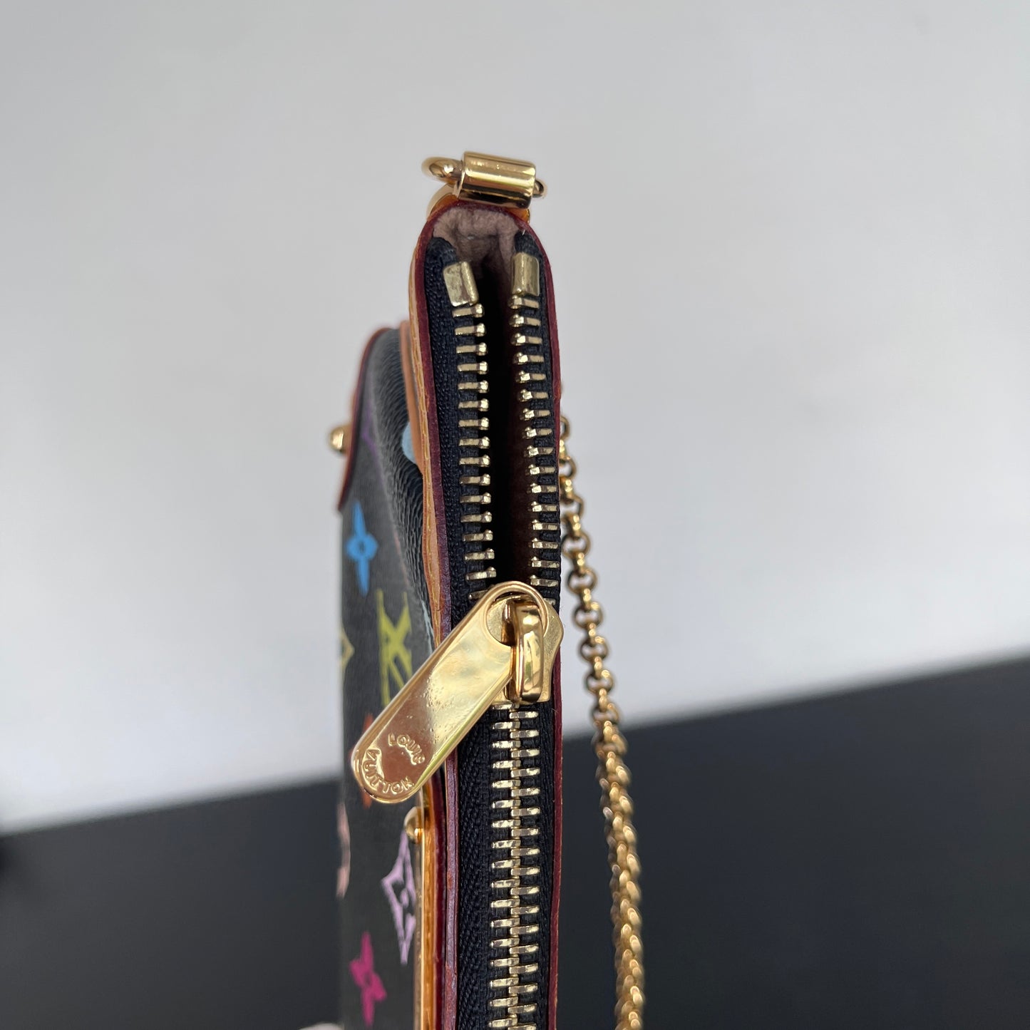 Louis Vuitton x Takashi Murakami Milla MM Black Multicolor