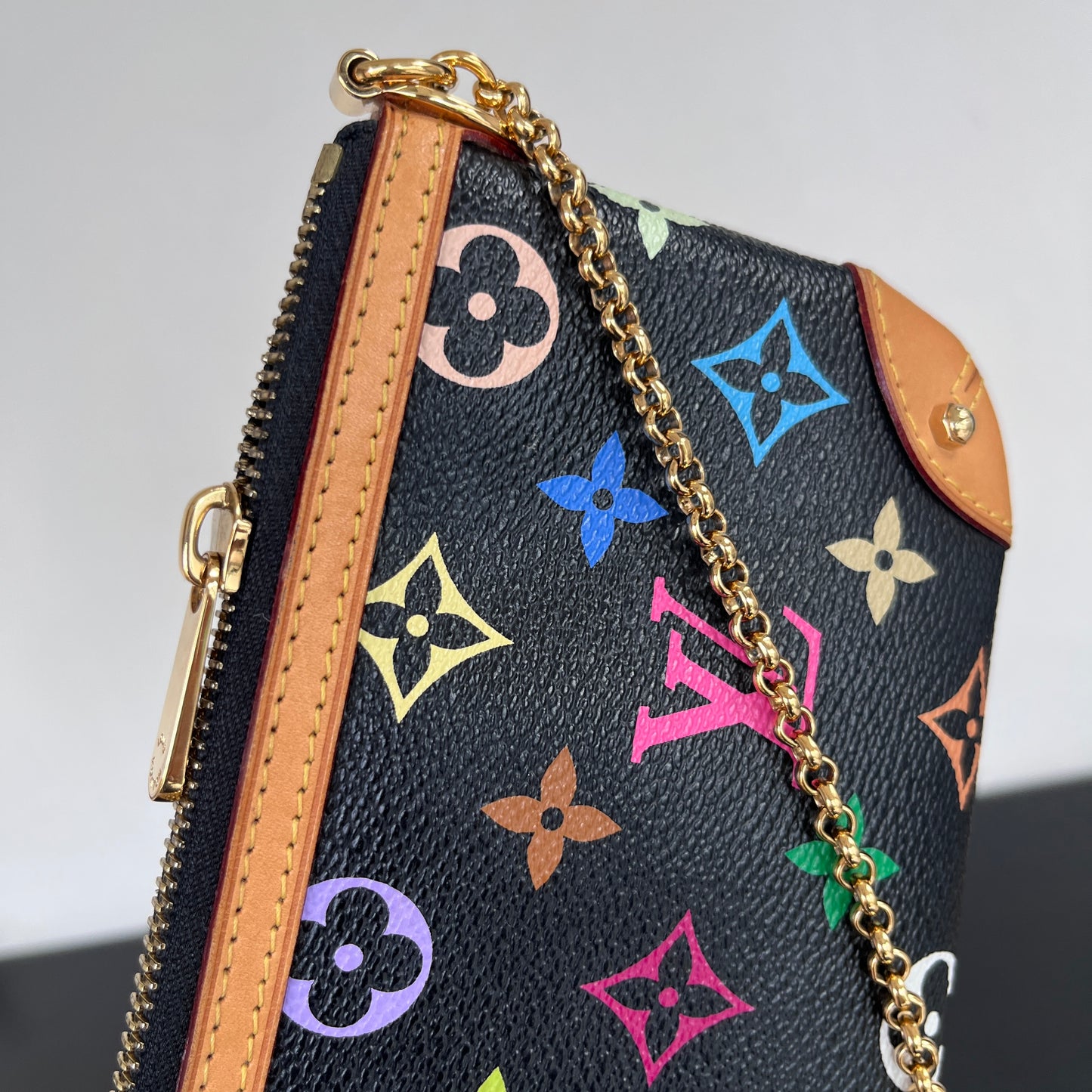 Louis Vuitton x Takashi Murakami Milla MM Black Multicolor