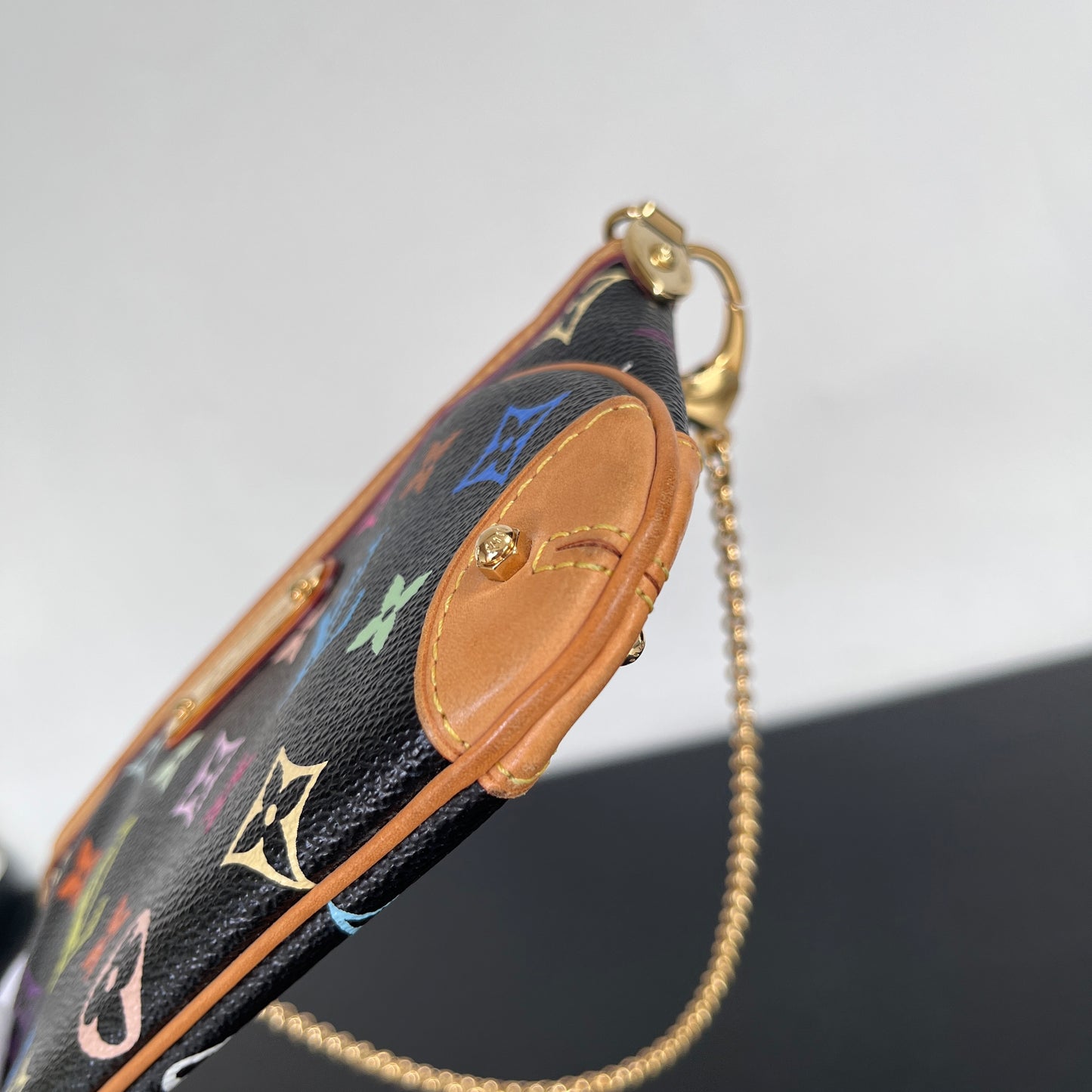 Louis Vuitton x Takashi Murakami Milla MM Black Multicolor