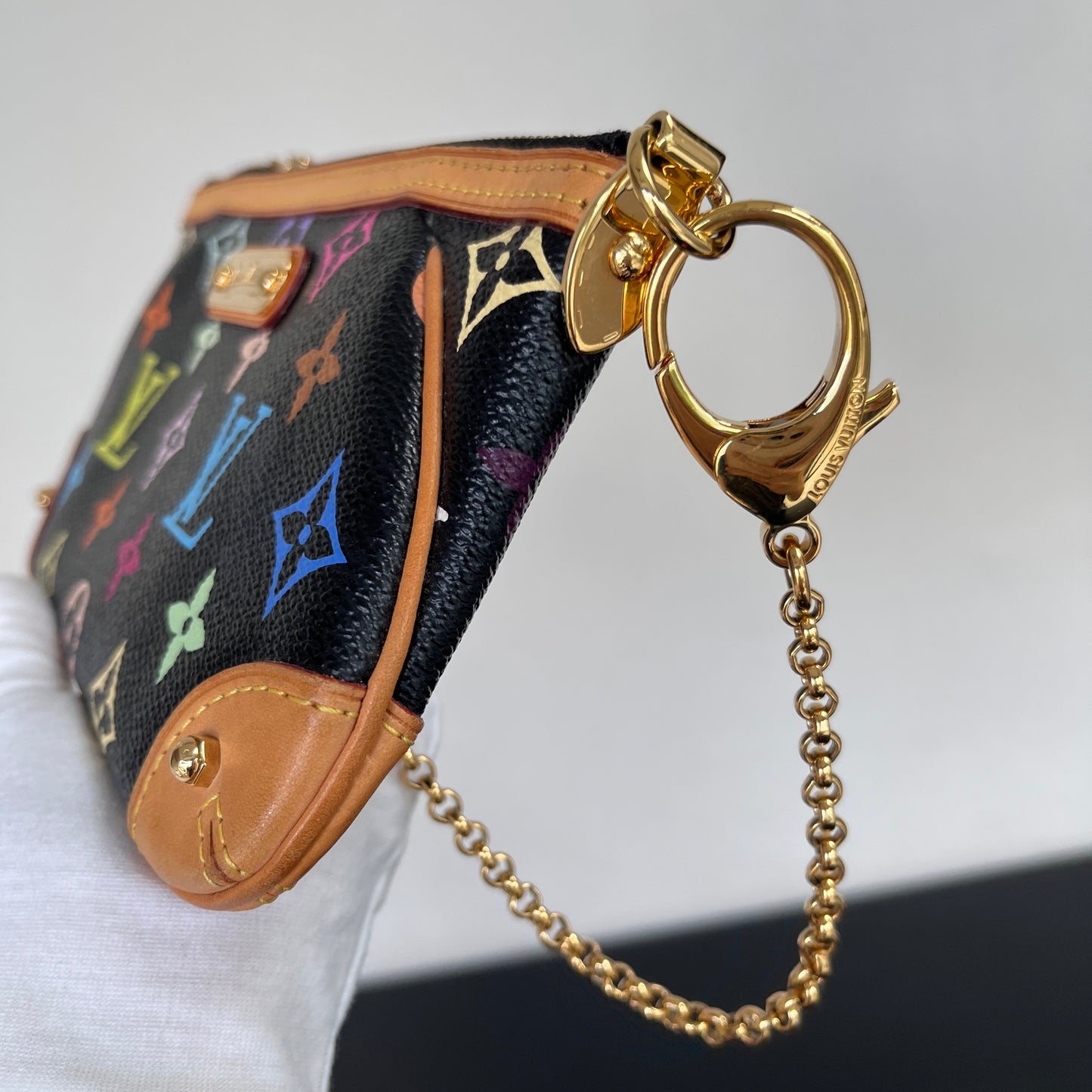 Louis Vuitton x Takashi Murakami Milla MM Black Multicolor