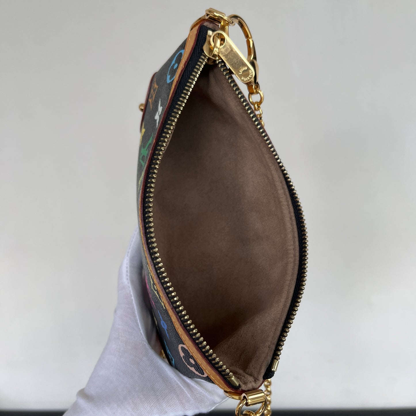 Louis Vuitton x Takashi Murakami Milla MM Black Multicolor