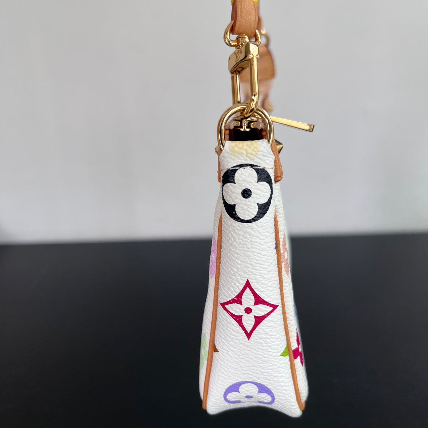 Louis Vuitton x Takashi Murakami White Multicolor Pochette