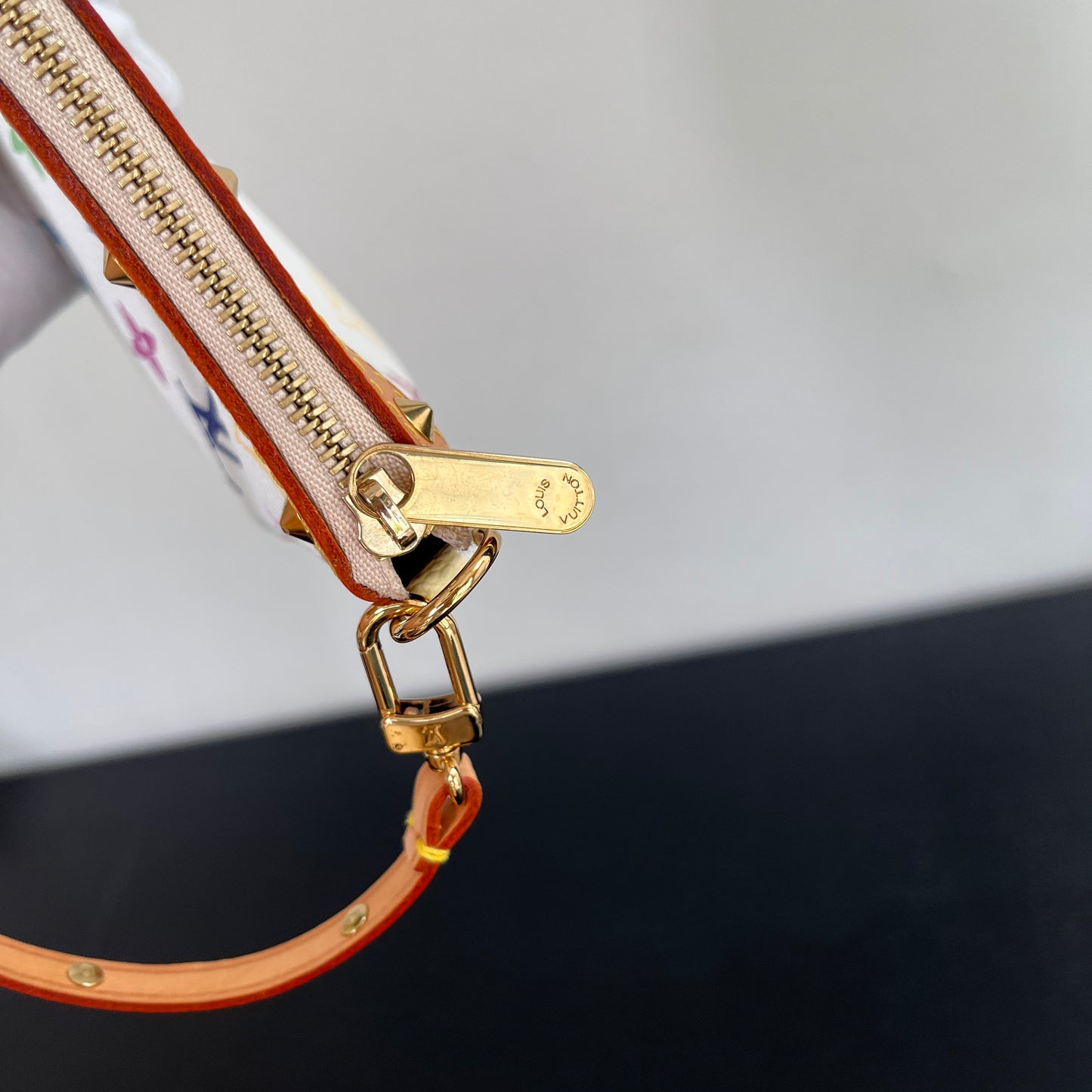 Louis Vuitton x Takashi Murakami White Multicolor Pochette