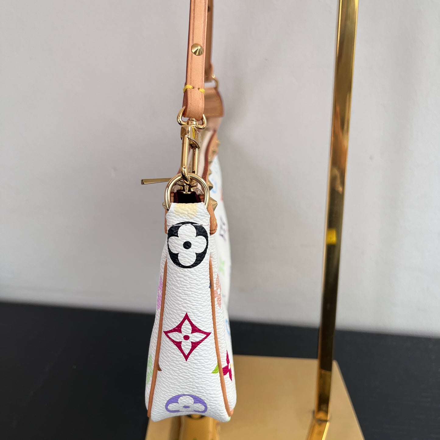 Louis Vuitton x Takashi Murakami White Multicolor Pochette