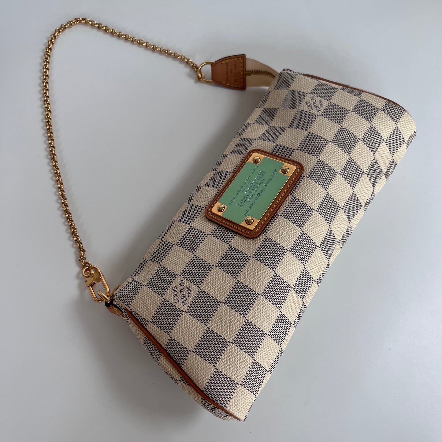 Louis Vuitton Eva PM Damier Azur Clutch