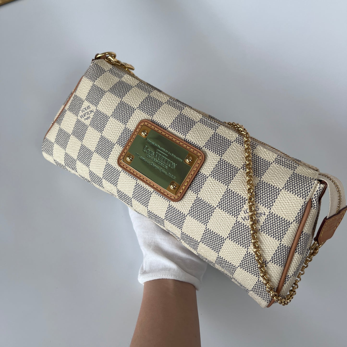 Louis Vuitton Eva PM Damier Azur Clutch