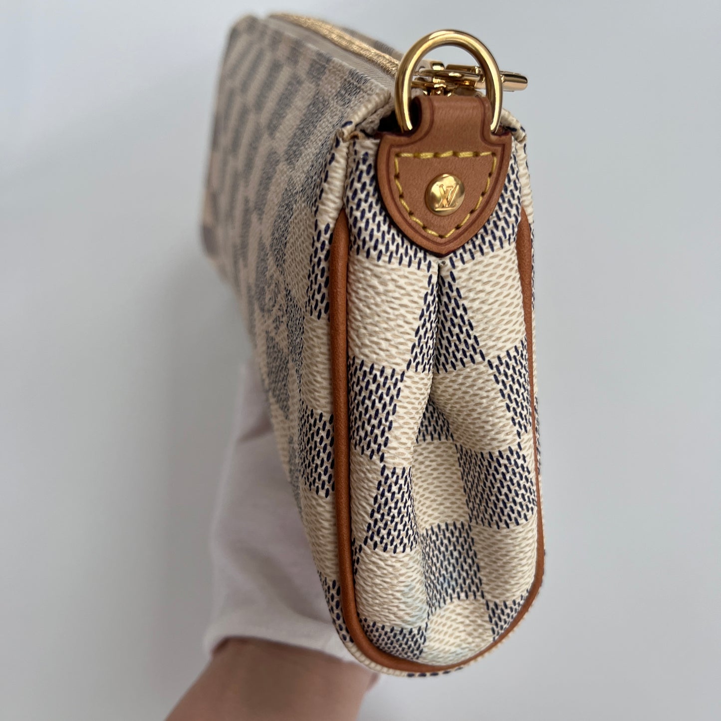 Louis Vuitton Eva PM Damier Azur Clutch