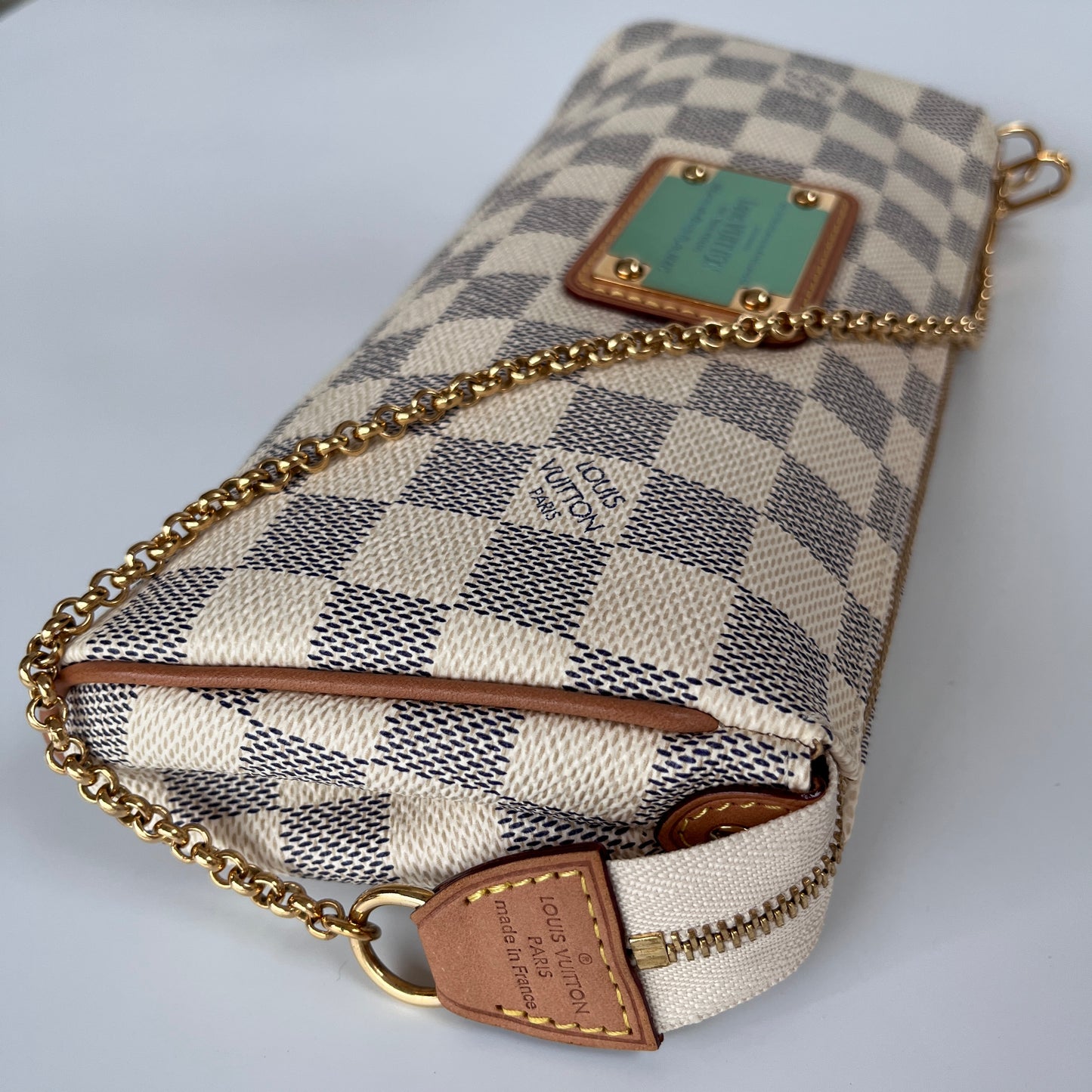 Louis Vuitton Eva PM Damier Azur Clutch