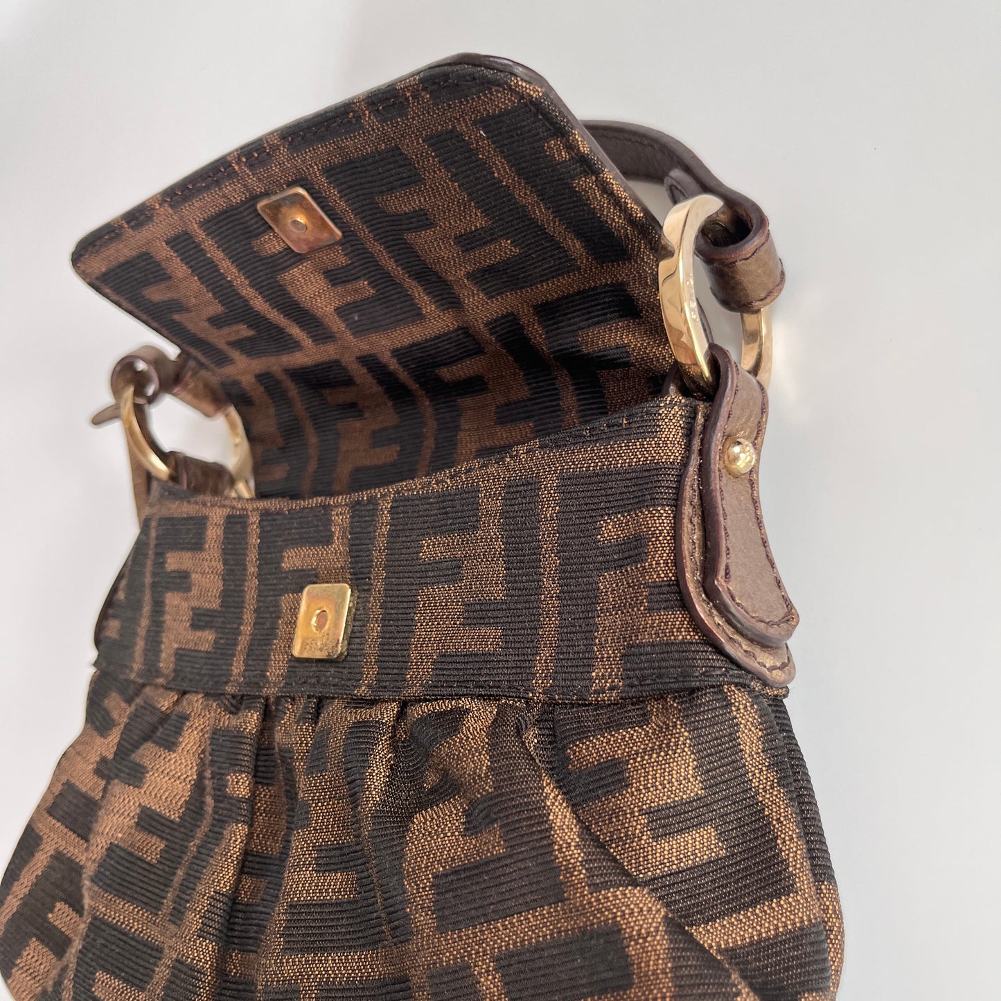 Fendi FF Zucca Mini Chef Handbag