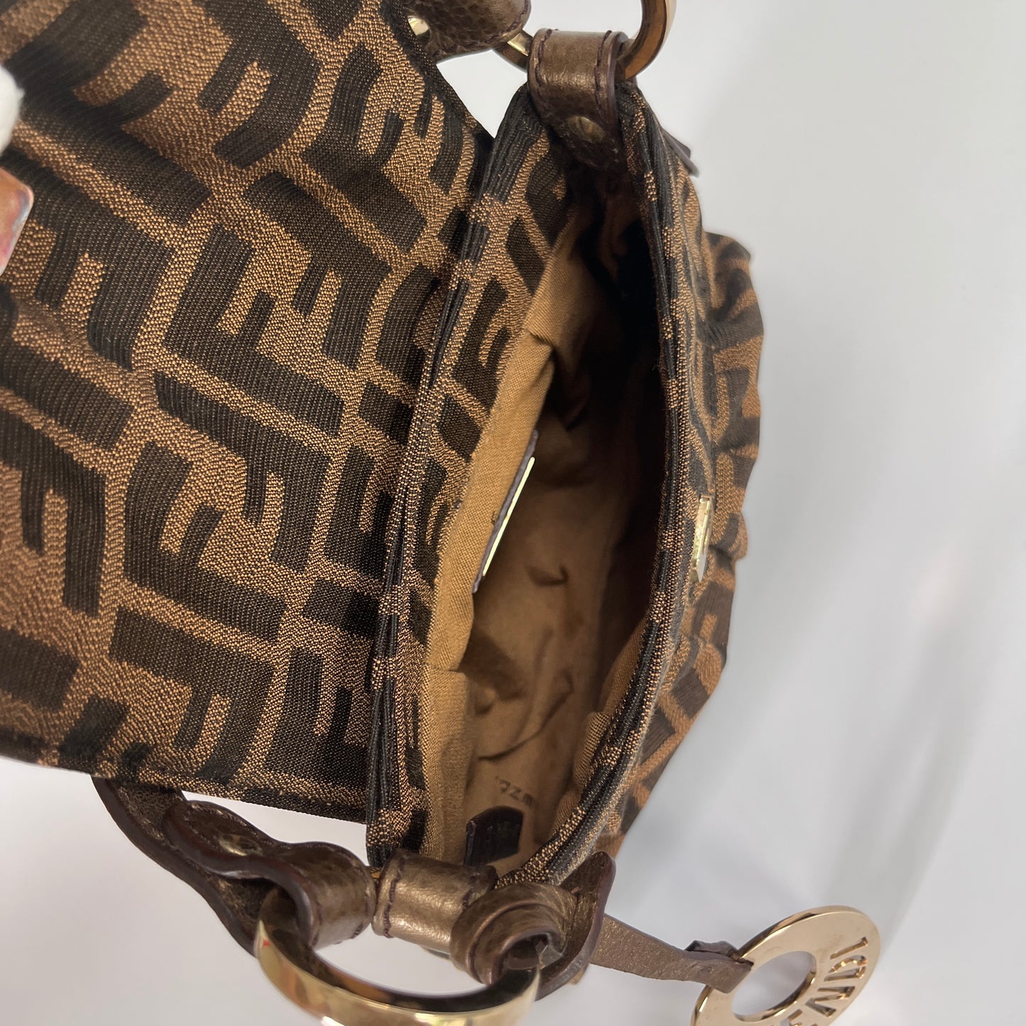 Fendi FF Zucca Mini Chef Handbag