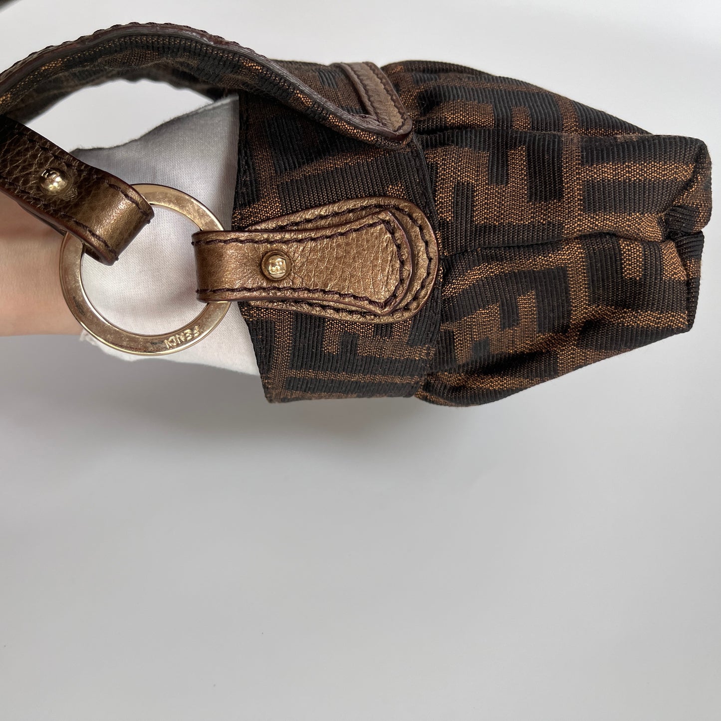 Fendi FF Zucca Mini Chef Handbag