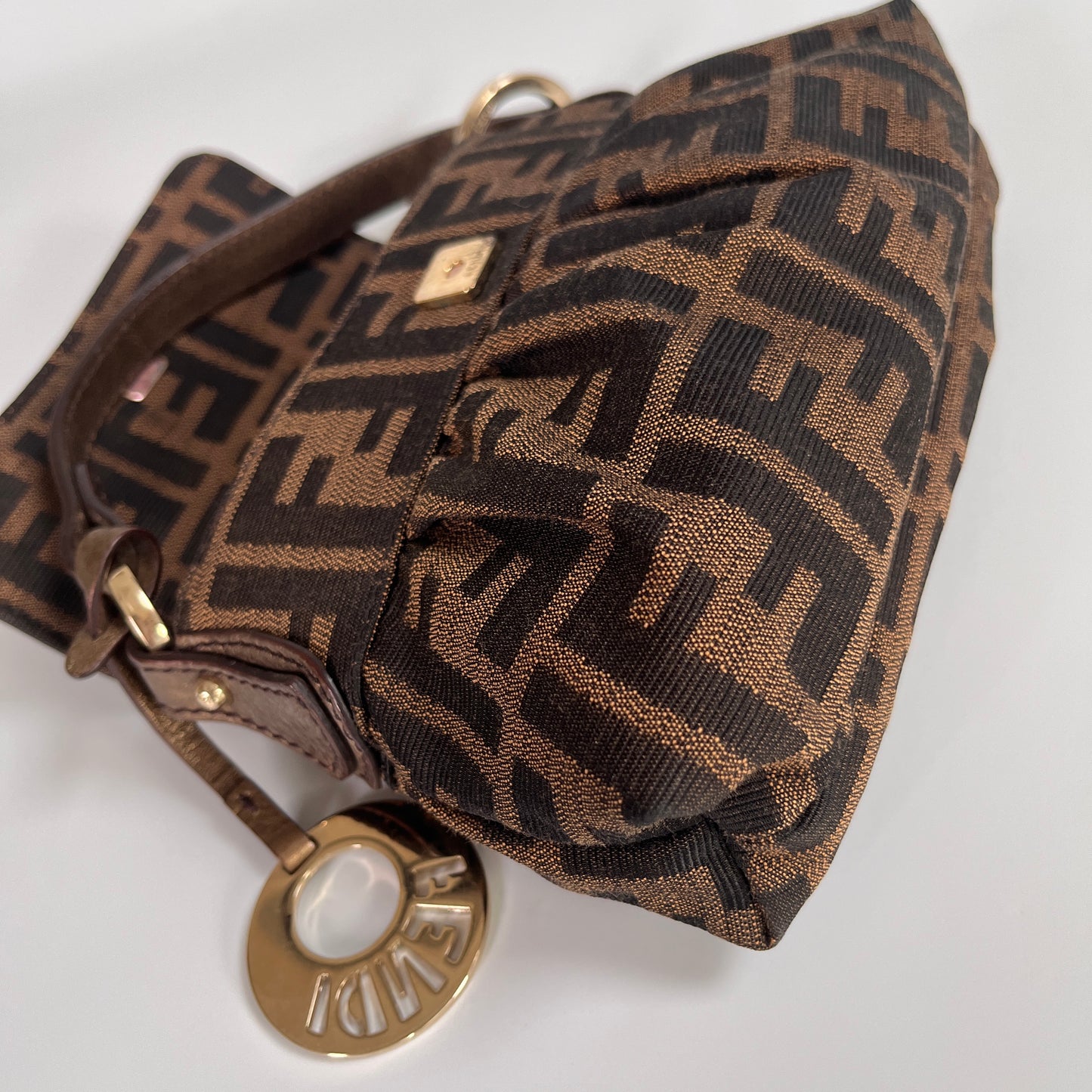 Fendi FF Zucca Mini Chef Handbag