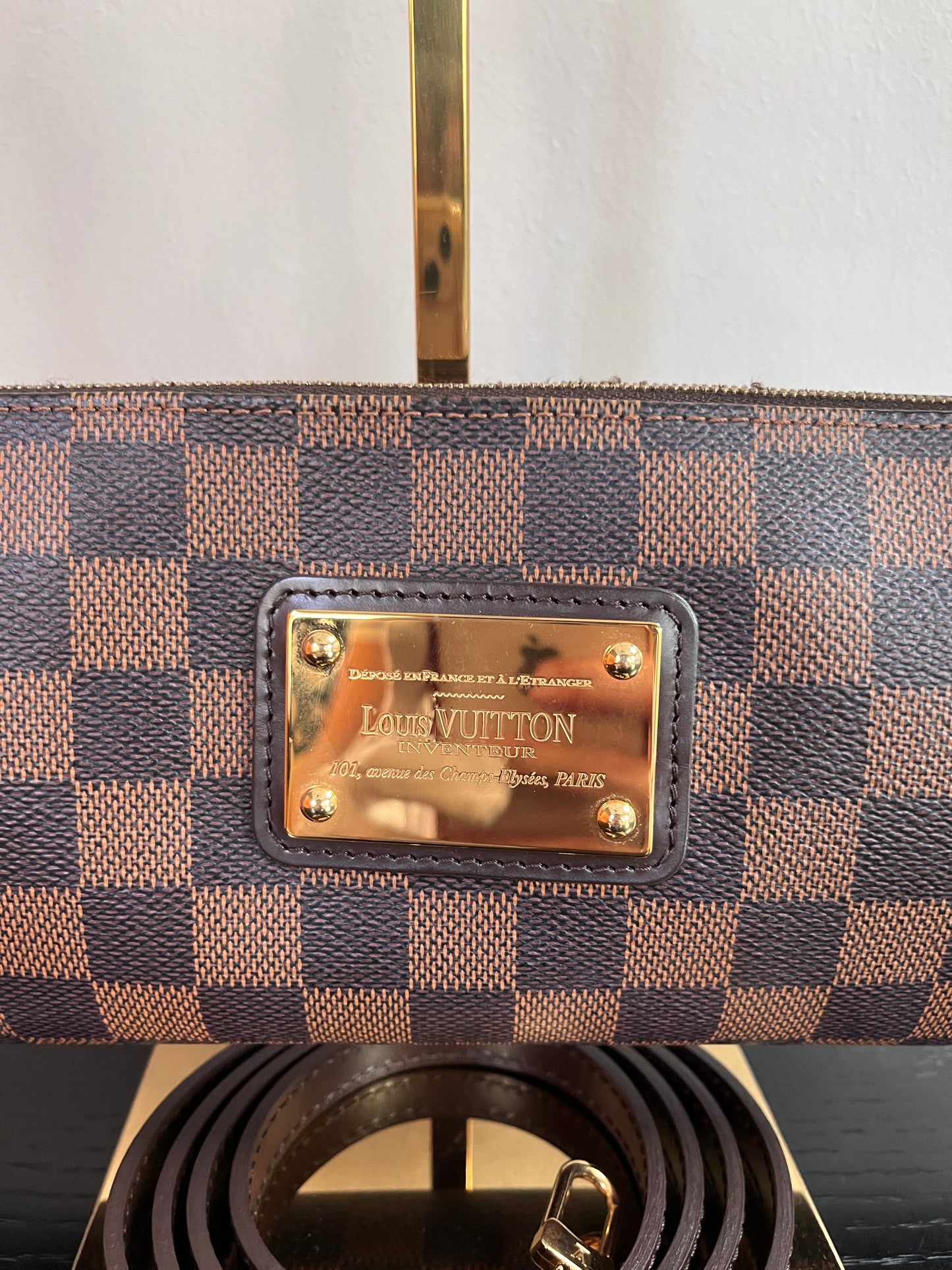 Louis Vuitton Eva PM Damier Ebene 2Way Bag