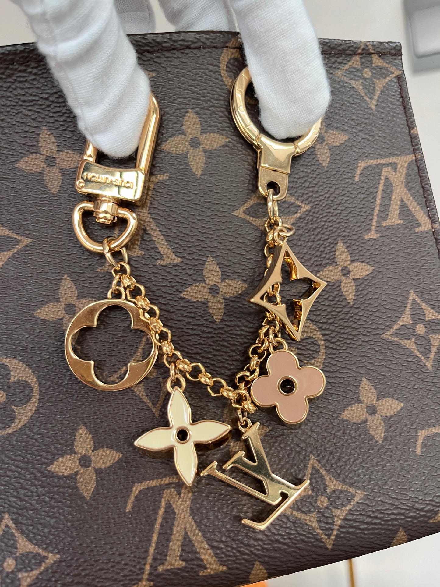 Louis Vuitton Fleur De Monogram Bag Charm Chain