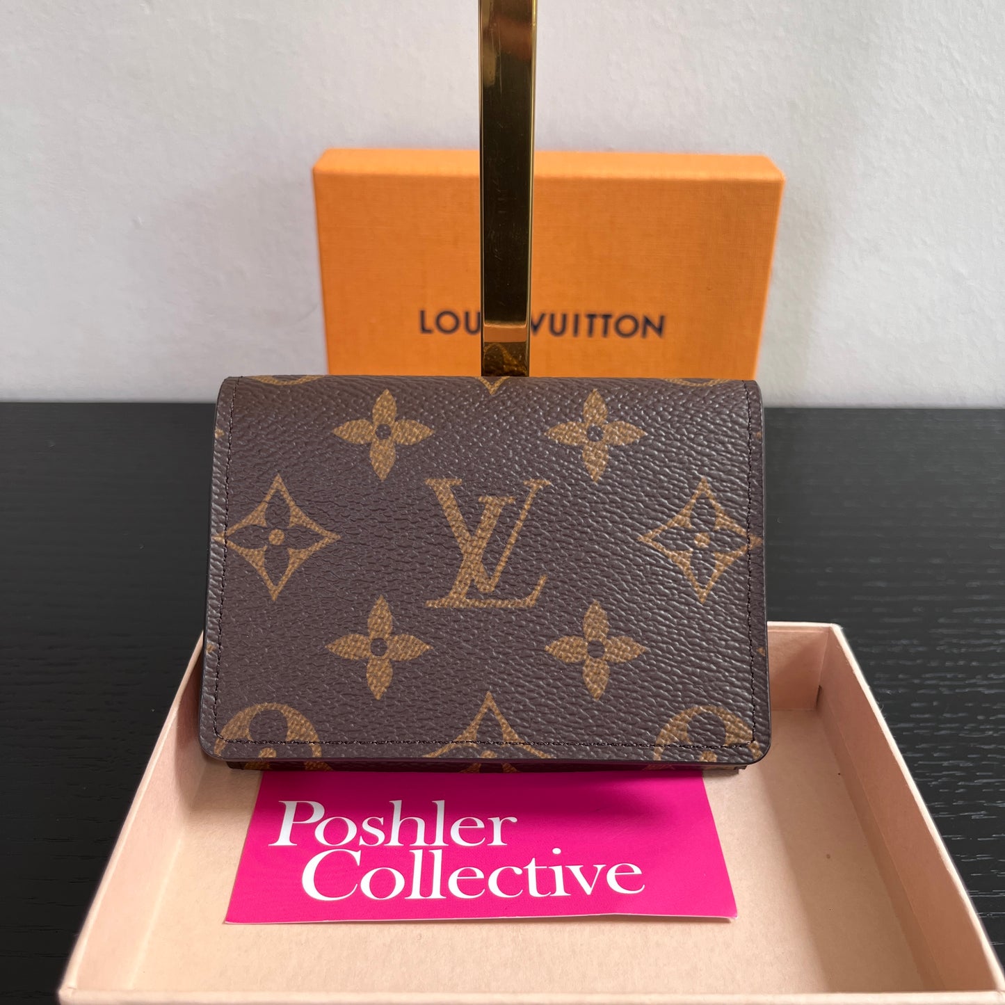 Louis Vuitton Monogram Enveloppe Carte De Visite