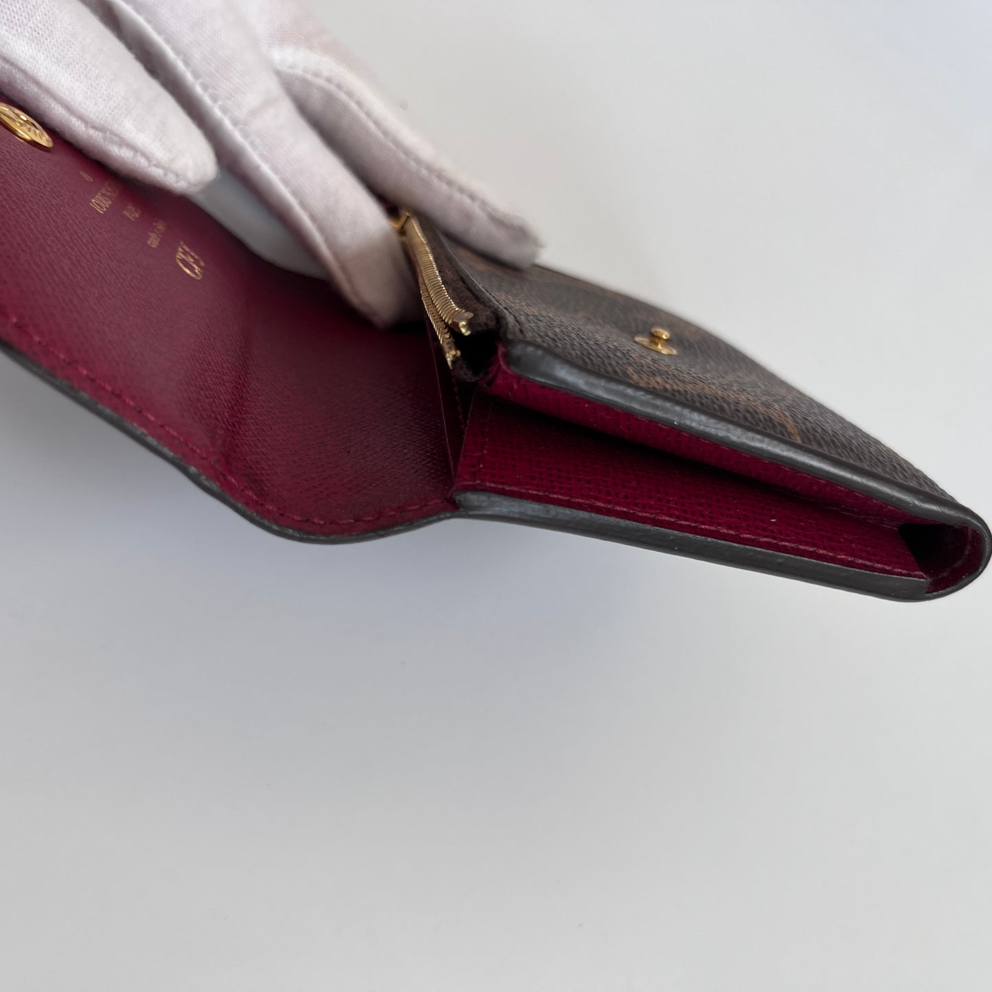 Louis Vuitton Rosalie Monogram Coin Purse with initial